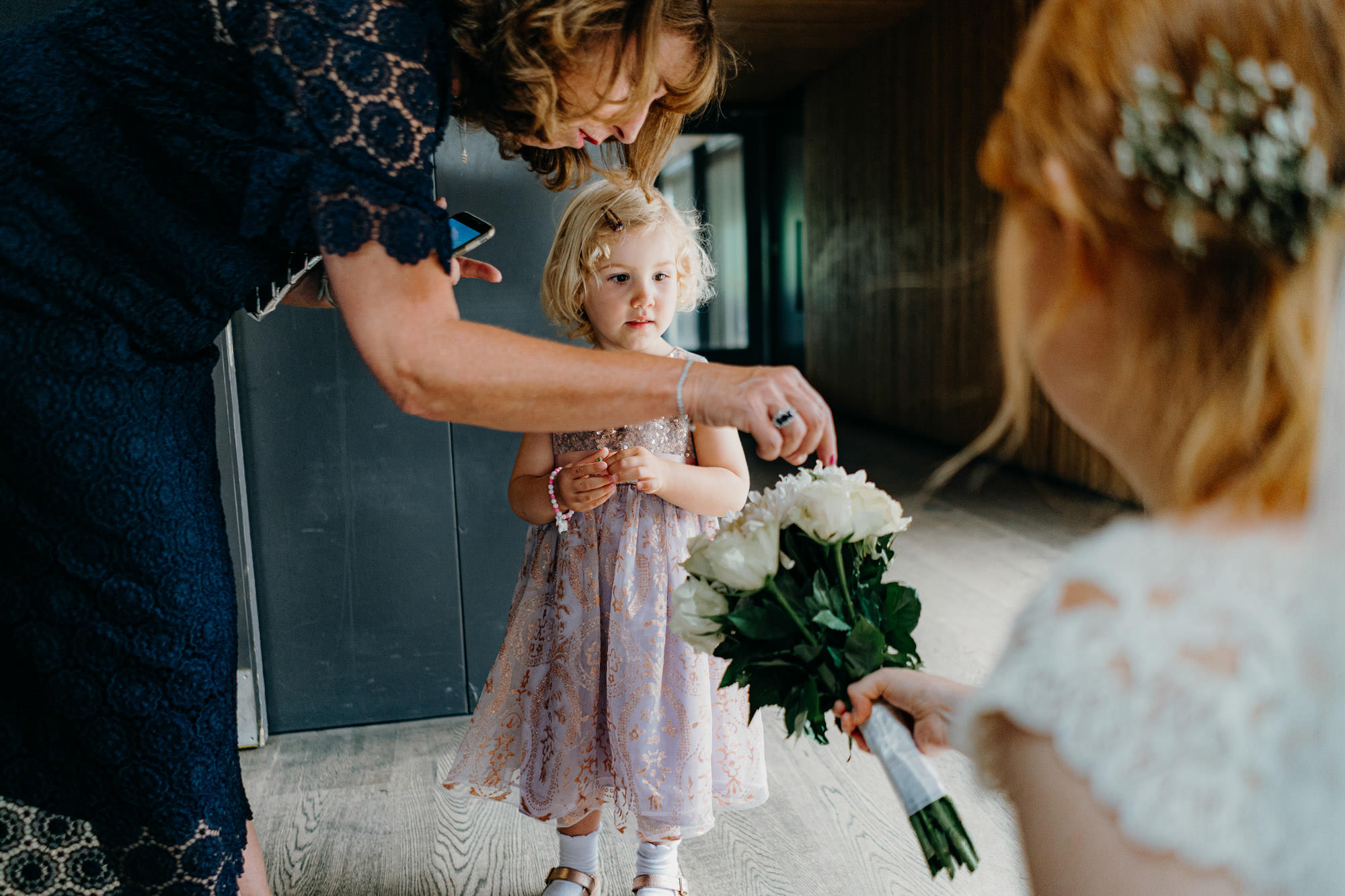 Wedding guest photos at Brockholes Nature Reserve
