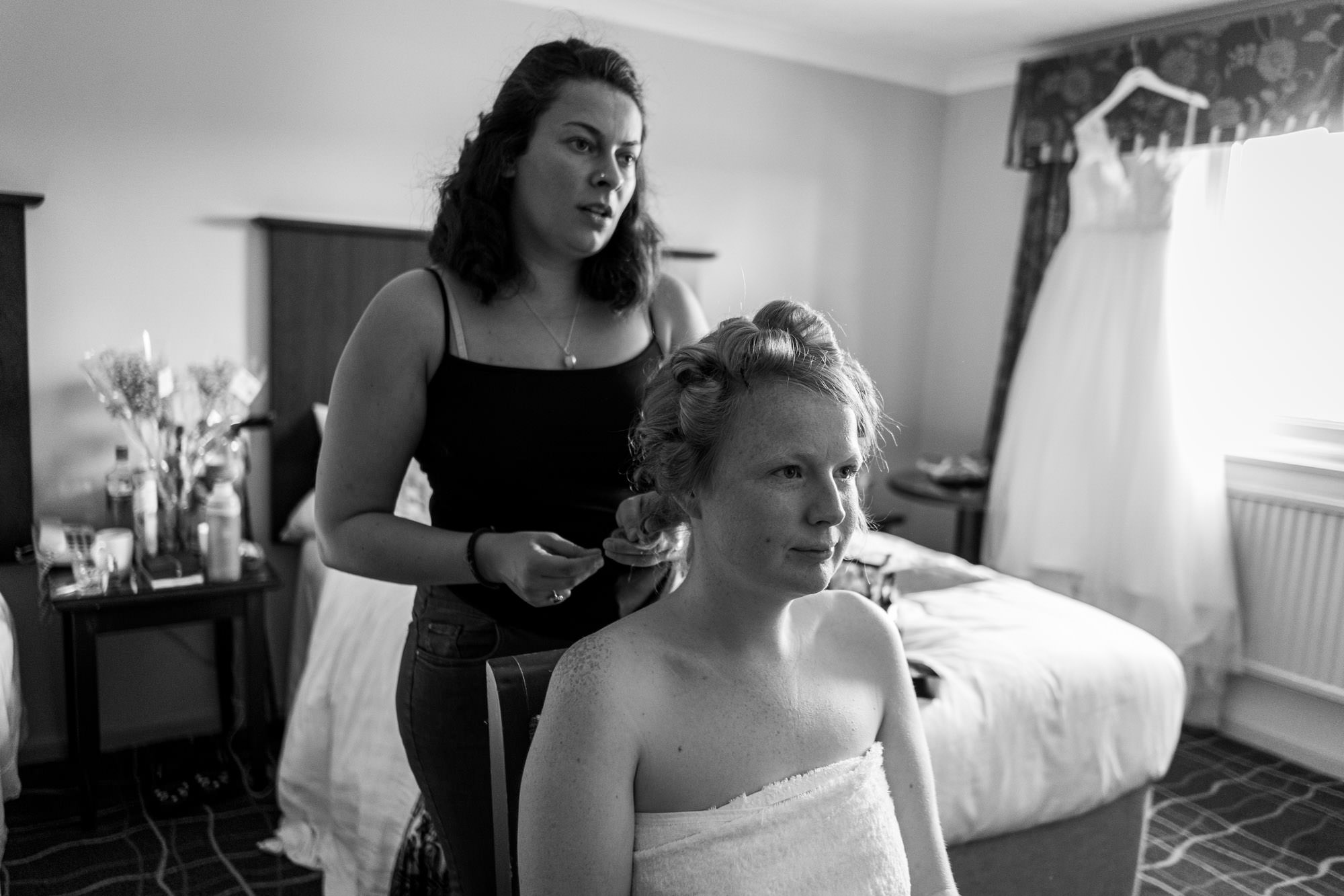 Bridal Prep for their wedding at Brockholes Nature Reserve