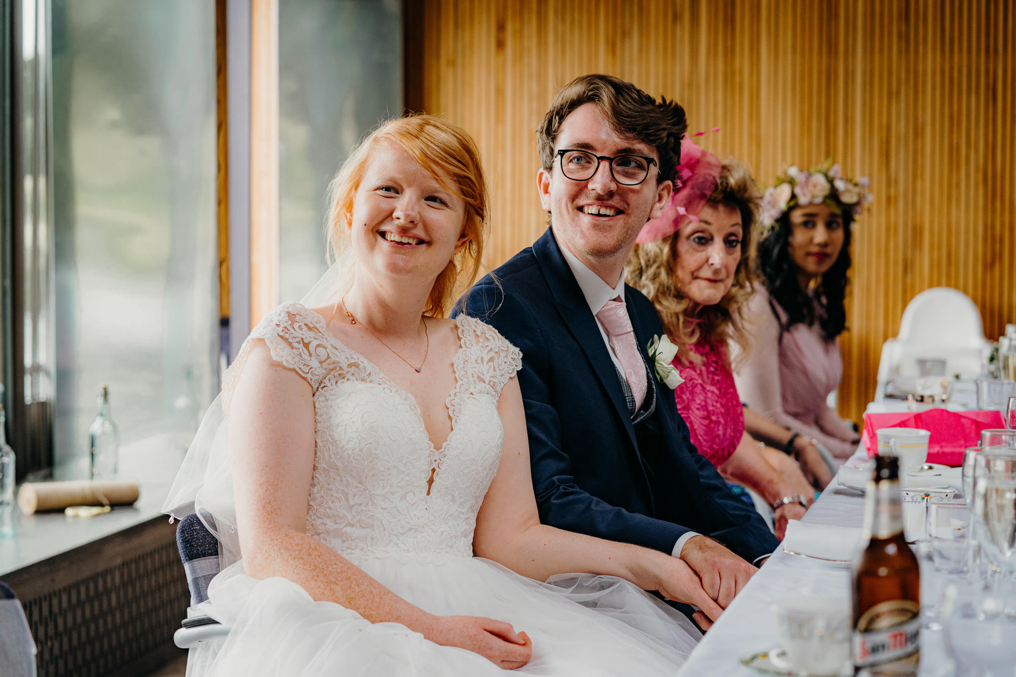 Wedding guest photos at Brockholes Nature Reserve