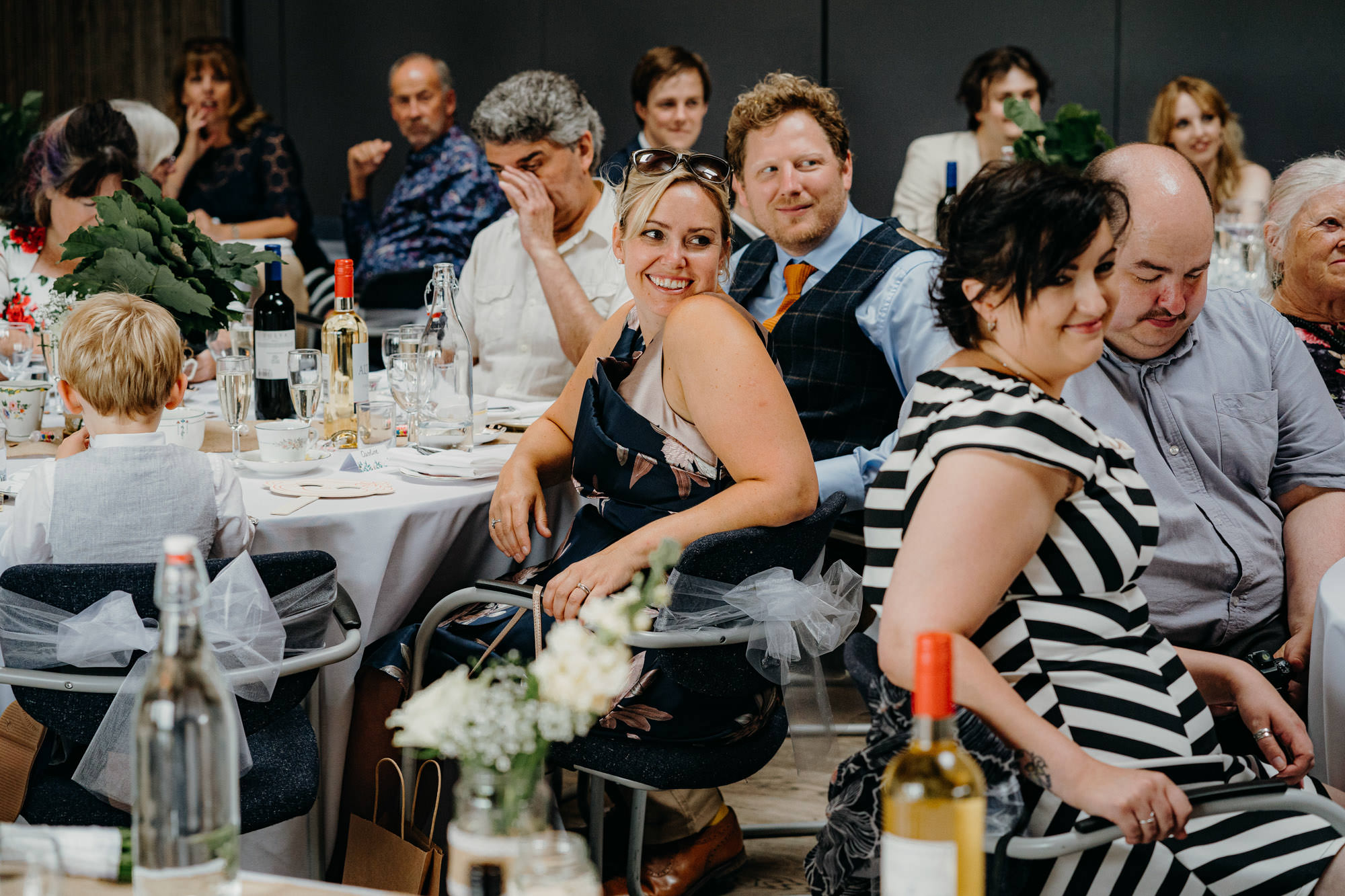 Wedding guest photos at Brockholes Nature Reserve
