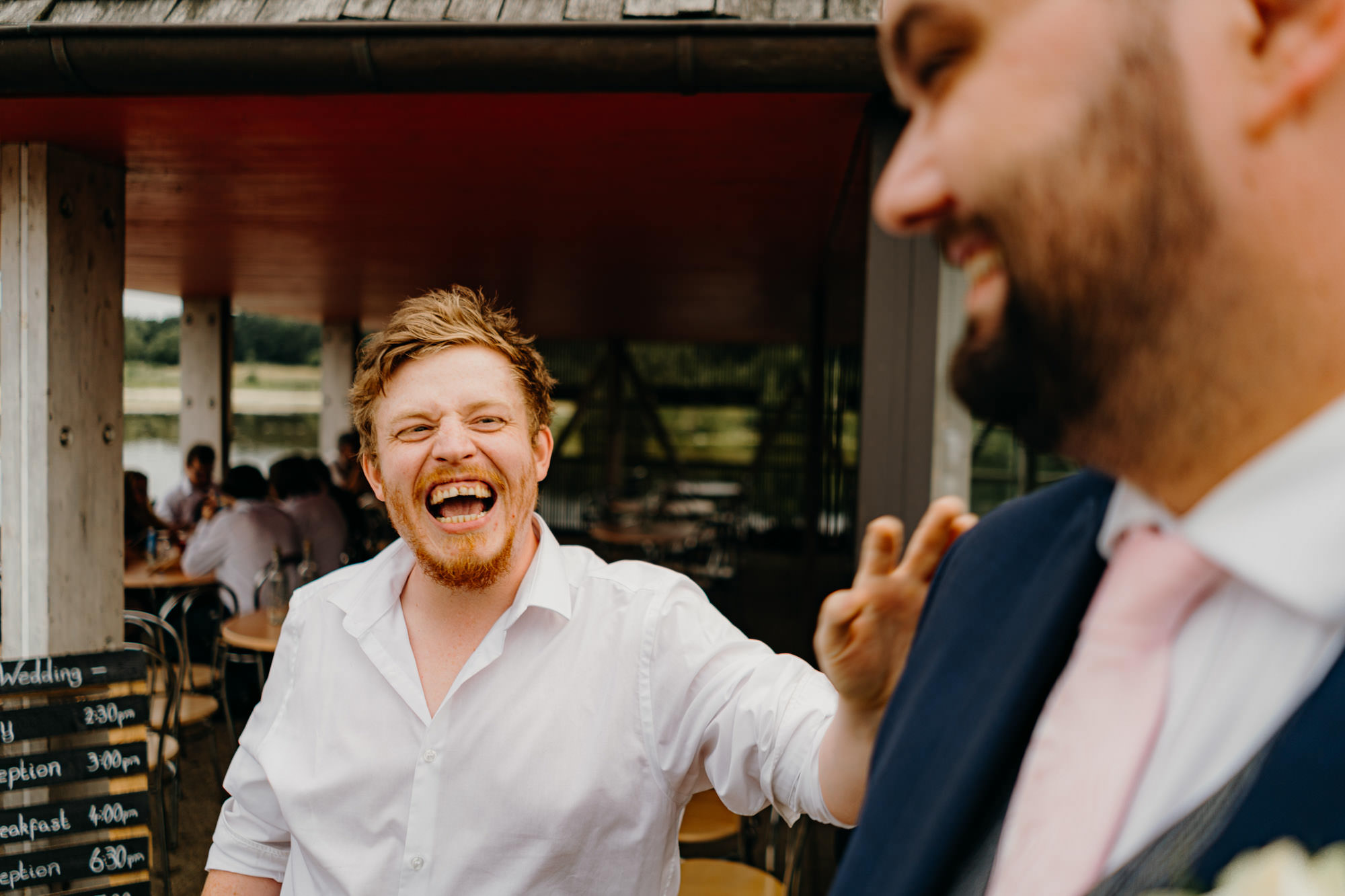 Wedding photos at Brockholes Nature Reserve