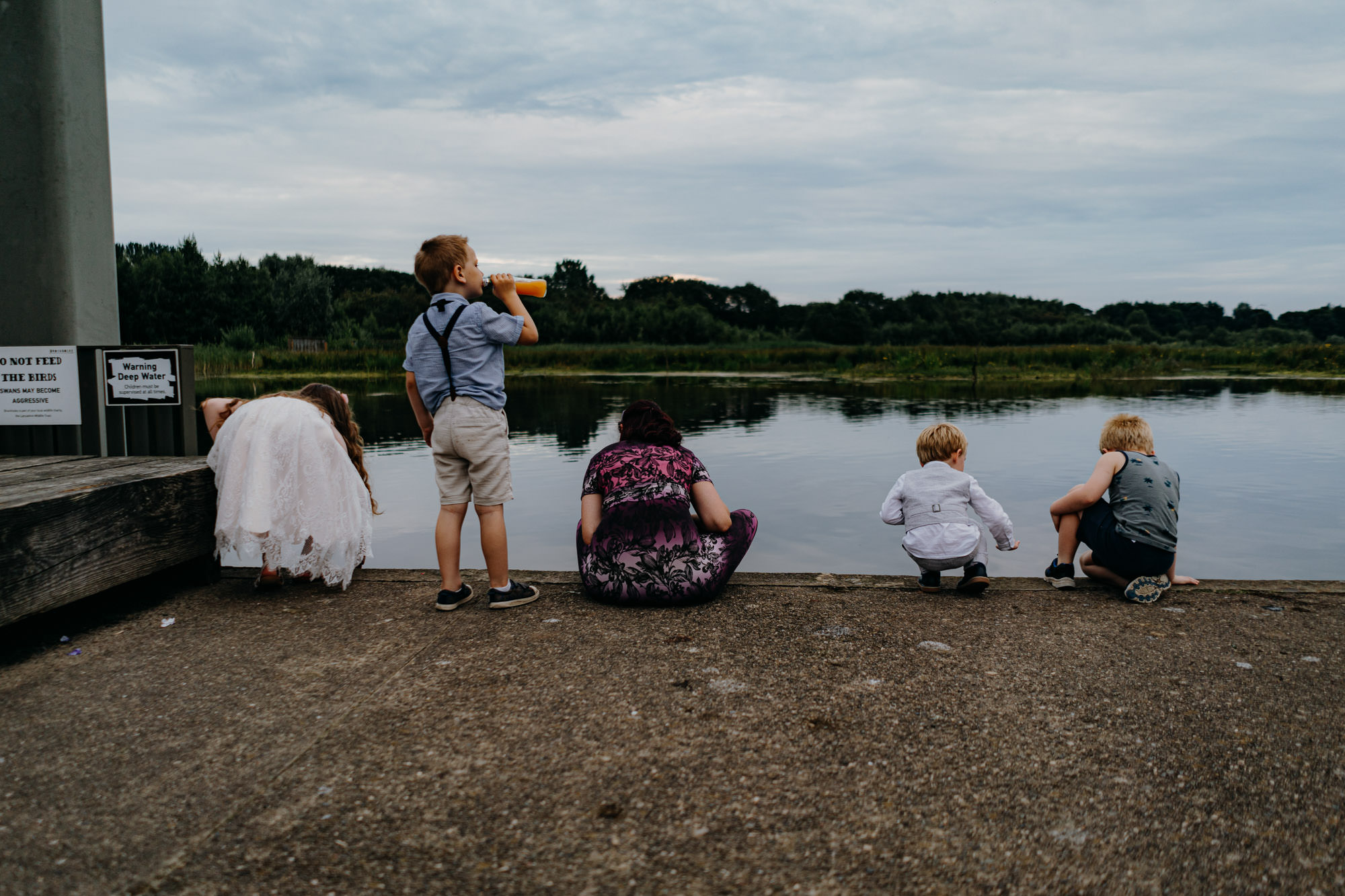 Wedding photos at Brockholes Nature Reserve