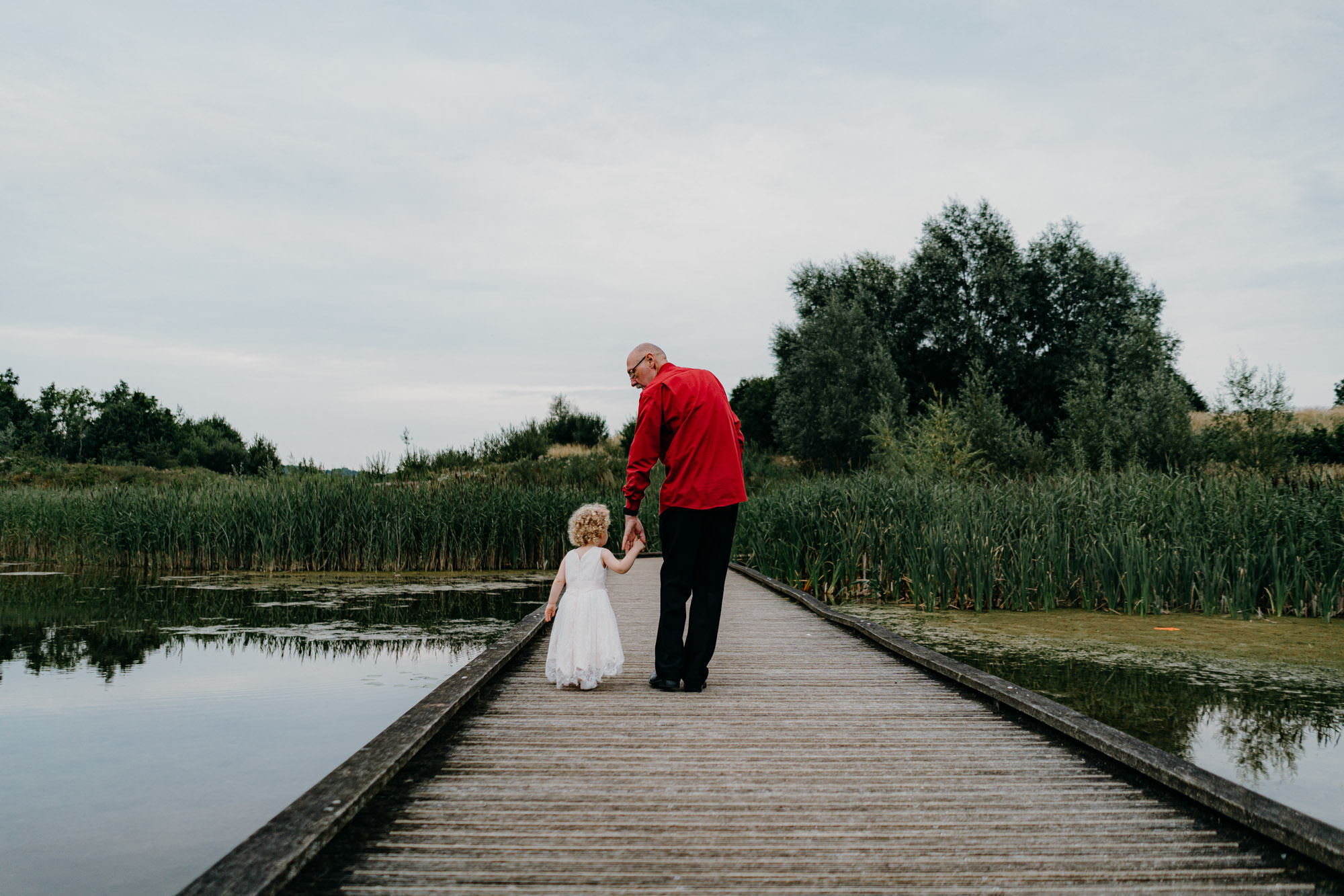 Wedding photos at Brockholes Nature Reserve