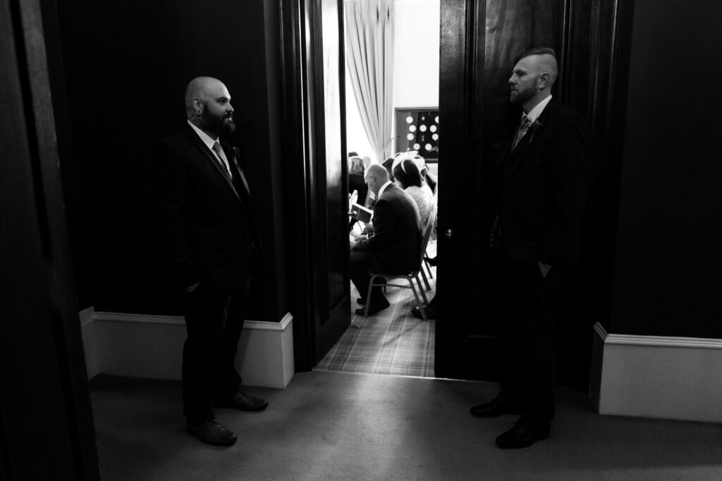 Wedding ceremony at Manchester Hall