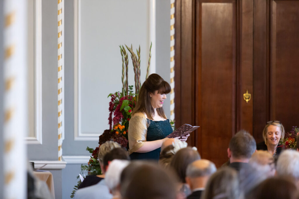 Wedding ceremony at Manchester Hall
