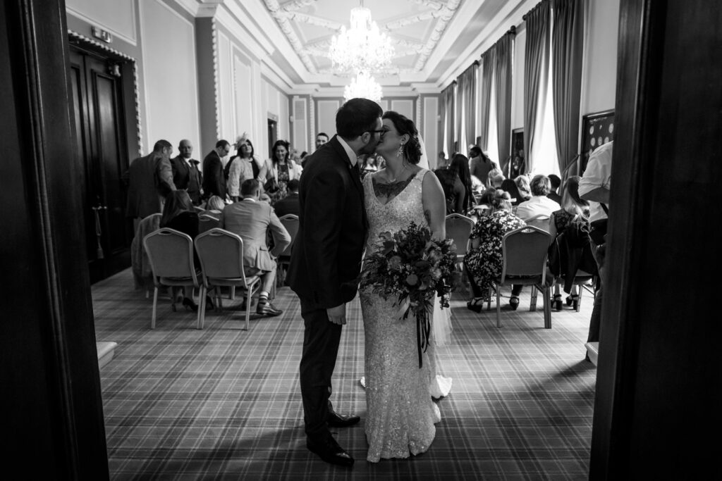 Wedding ceremony at Manchester Hall