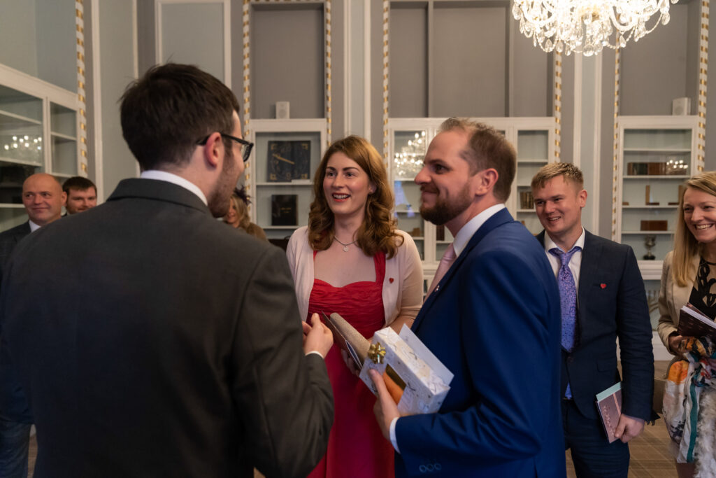 Wedding reception at Manchester Hall