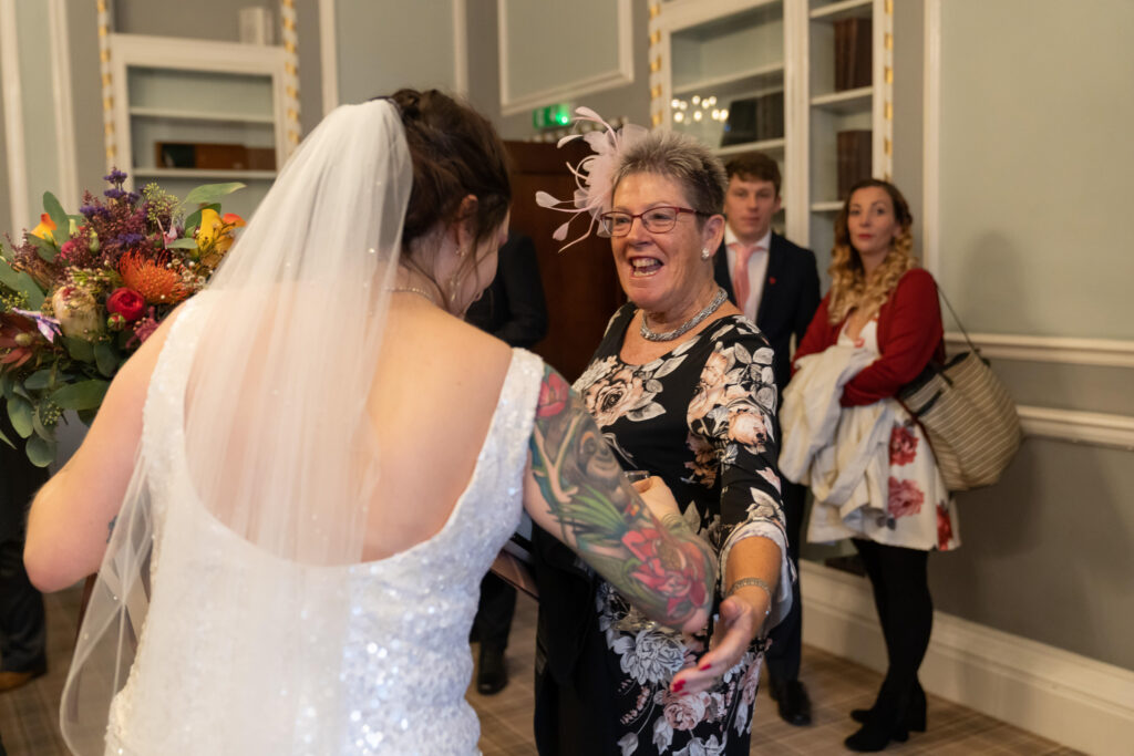 Wedding reception at Manchester Hall