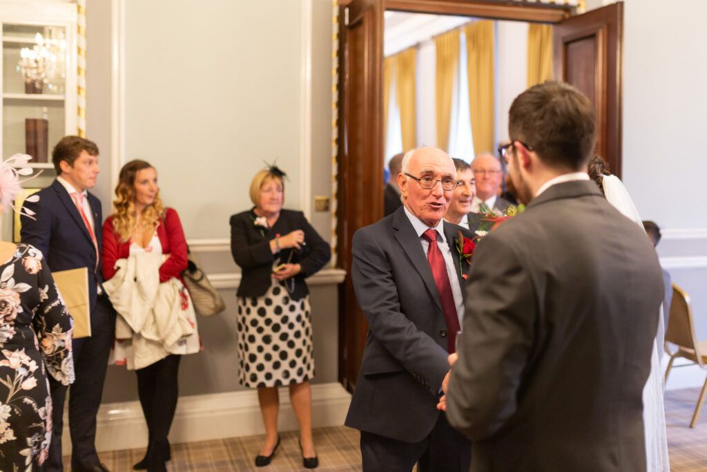 Wedding reception at Manchester Hall