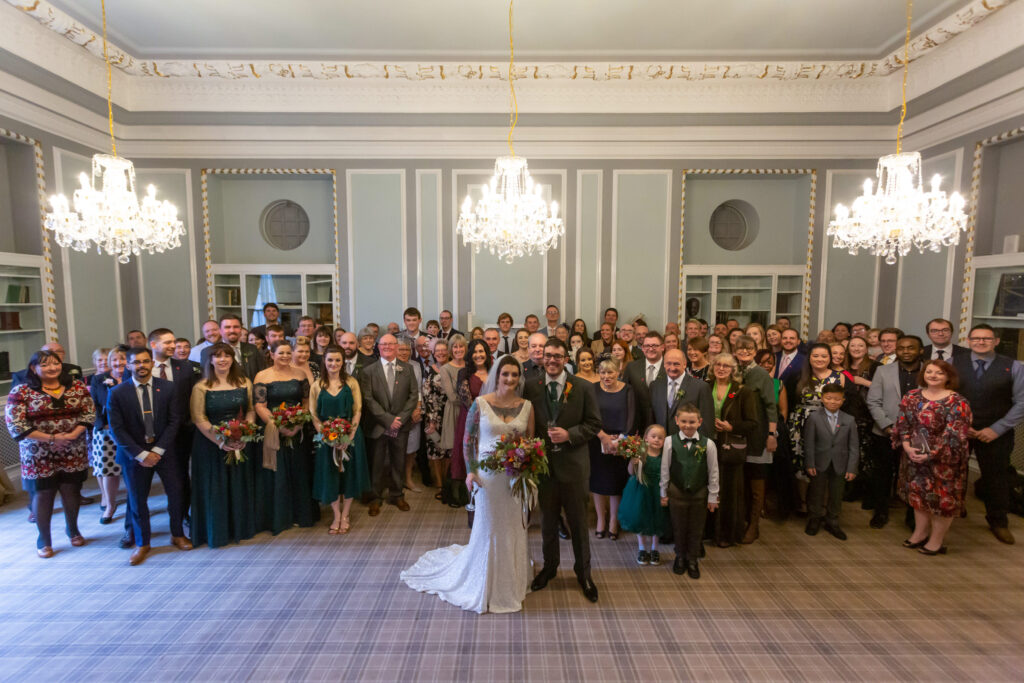 Wedding reception at Manchester Hall