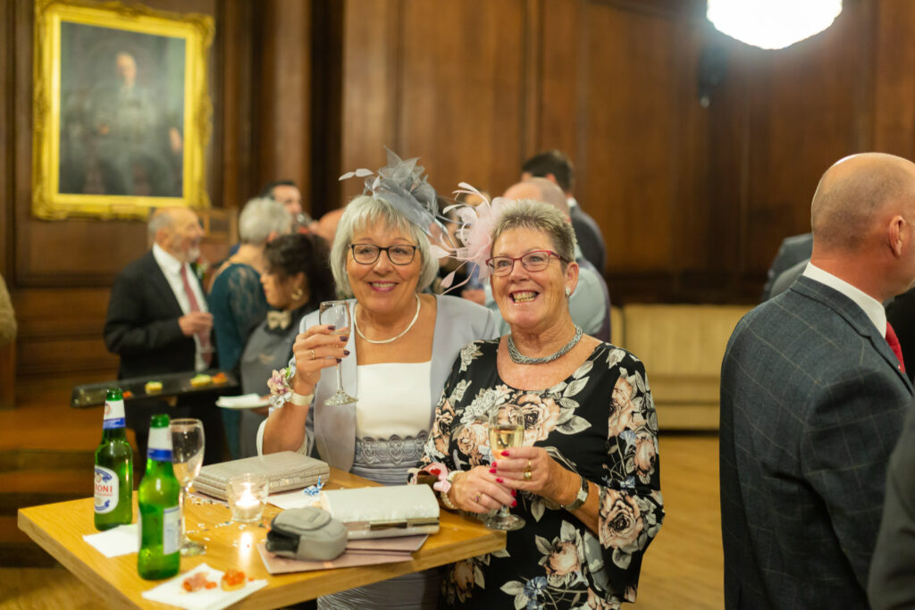 Wedding reception at Manchester Hall