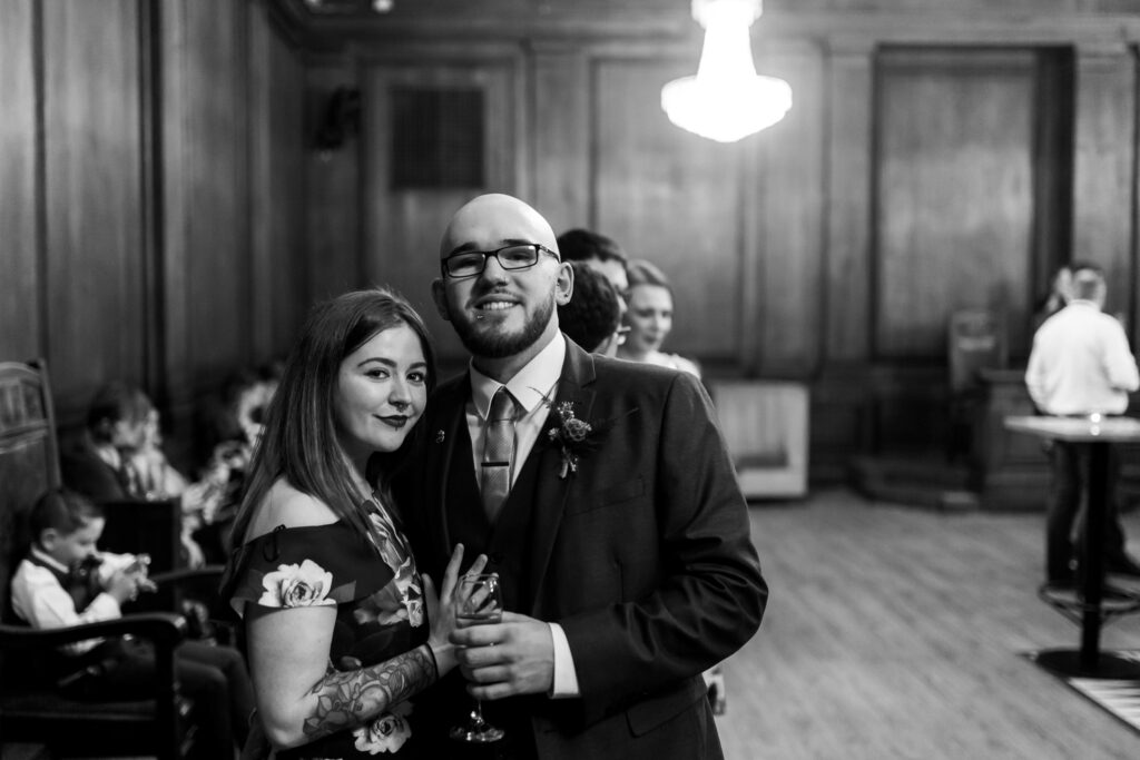 Wedding reception at Manchester Hall
