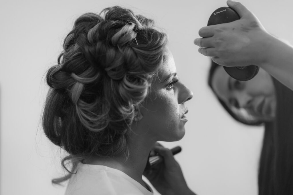 Wedding prep at Norton Grange