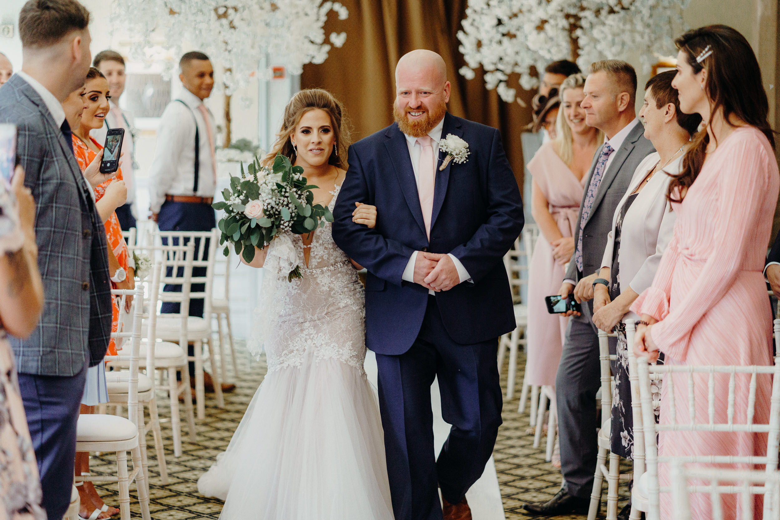 Wedding ceremony at Norton Grange Hotel