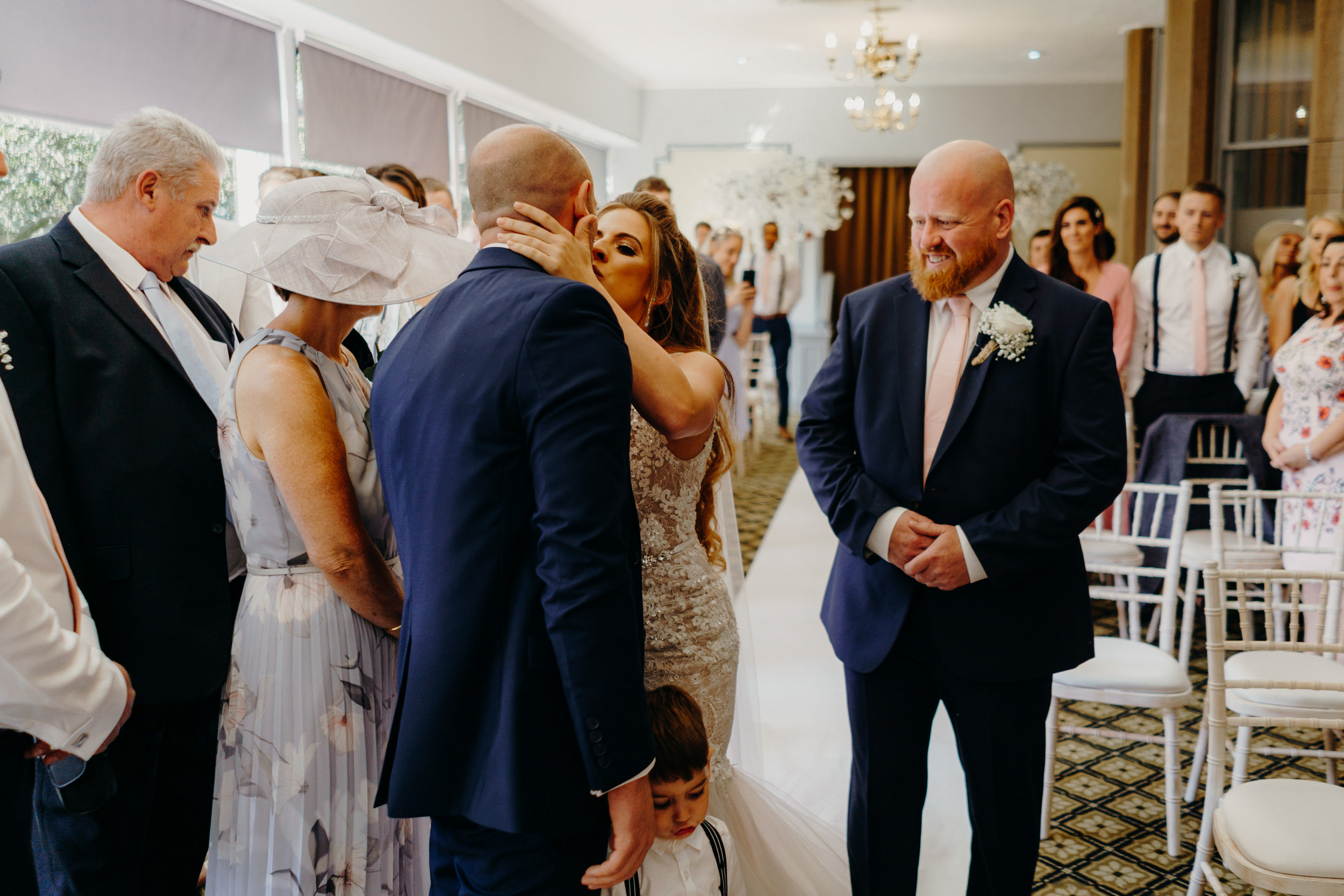 Wedding ceremony at Norton Grange Hotel