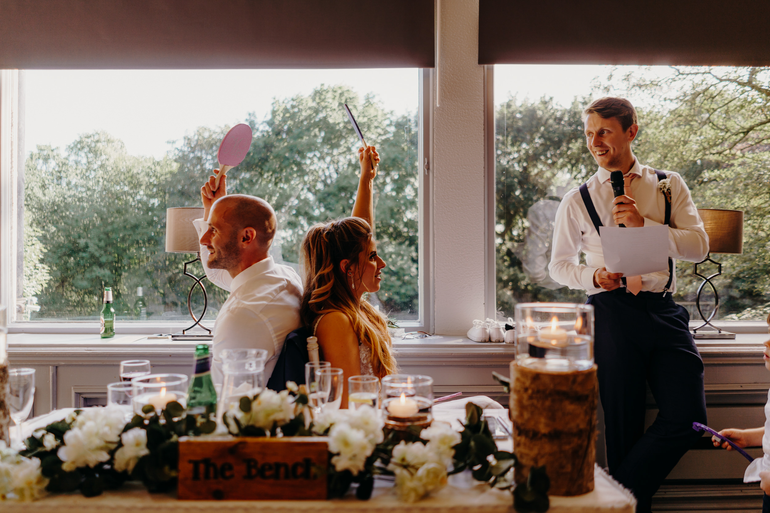 Wedding reception at Norton Grange Hotel