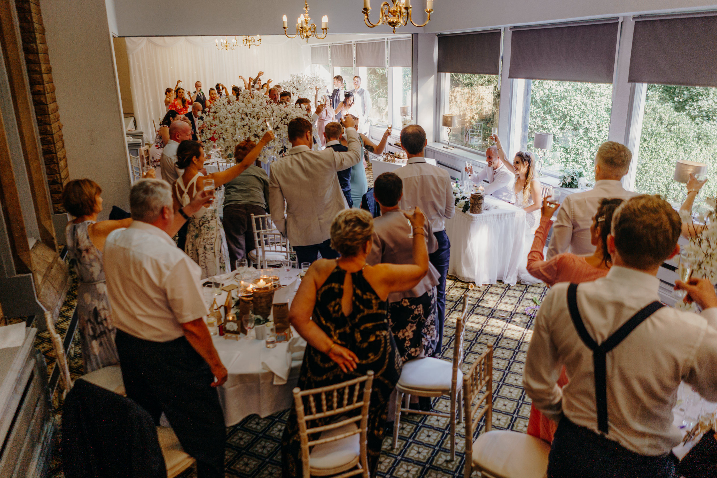Wedding reception at Norton Grange Hotel