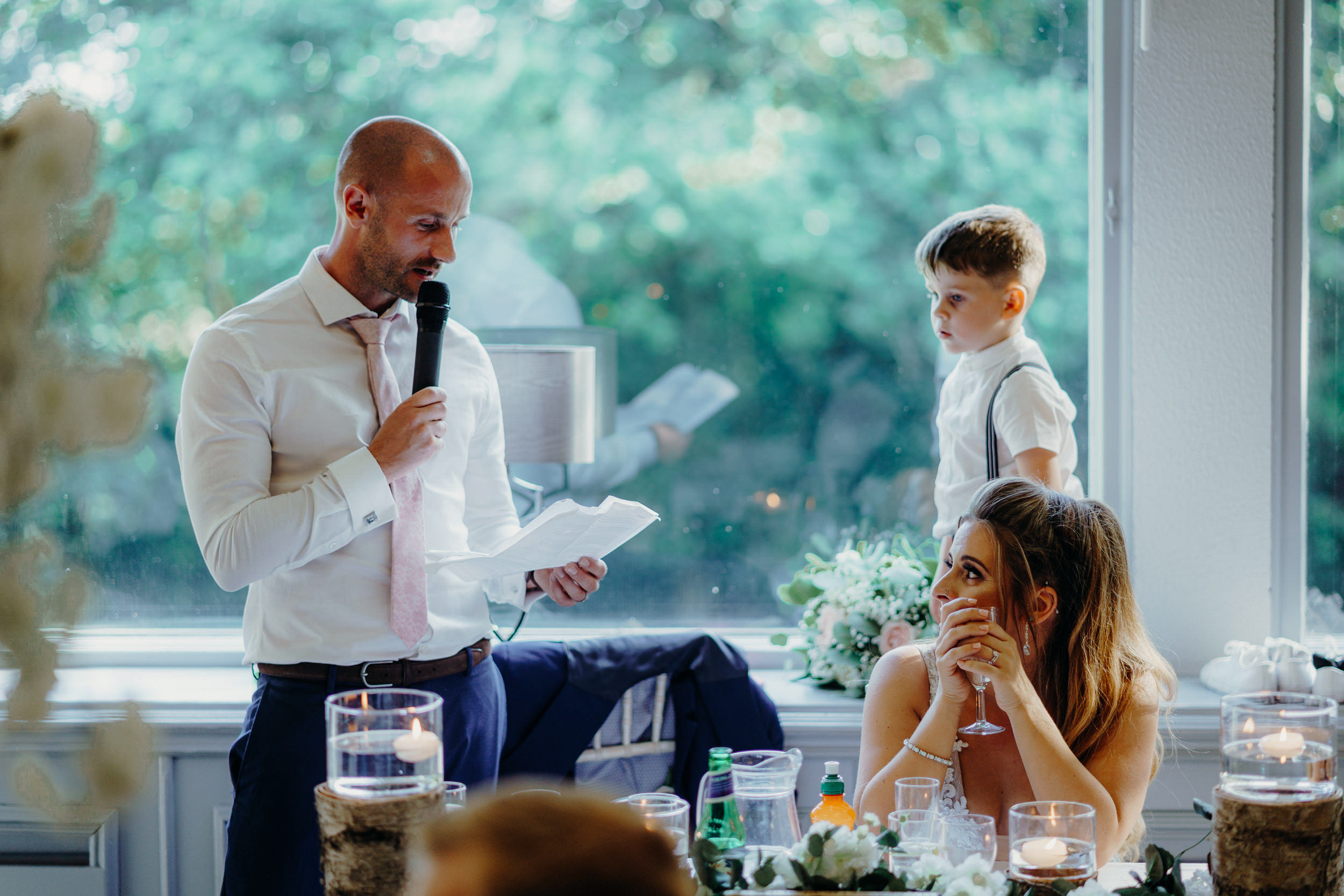 Speeches at Norton Grange Hotel