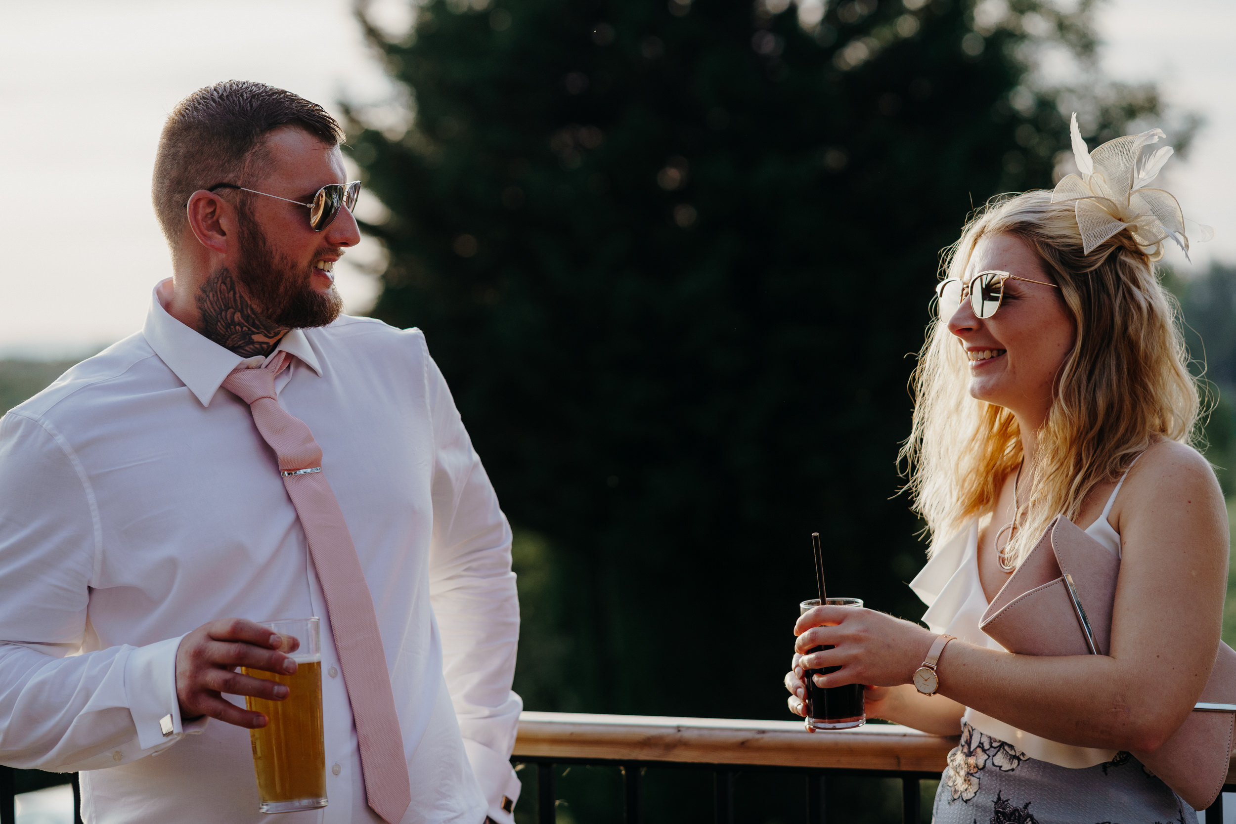Evening guests at Norton Grange Hotel
