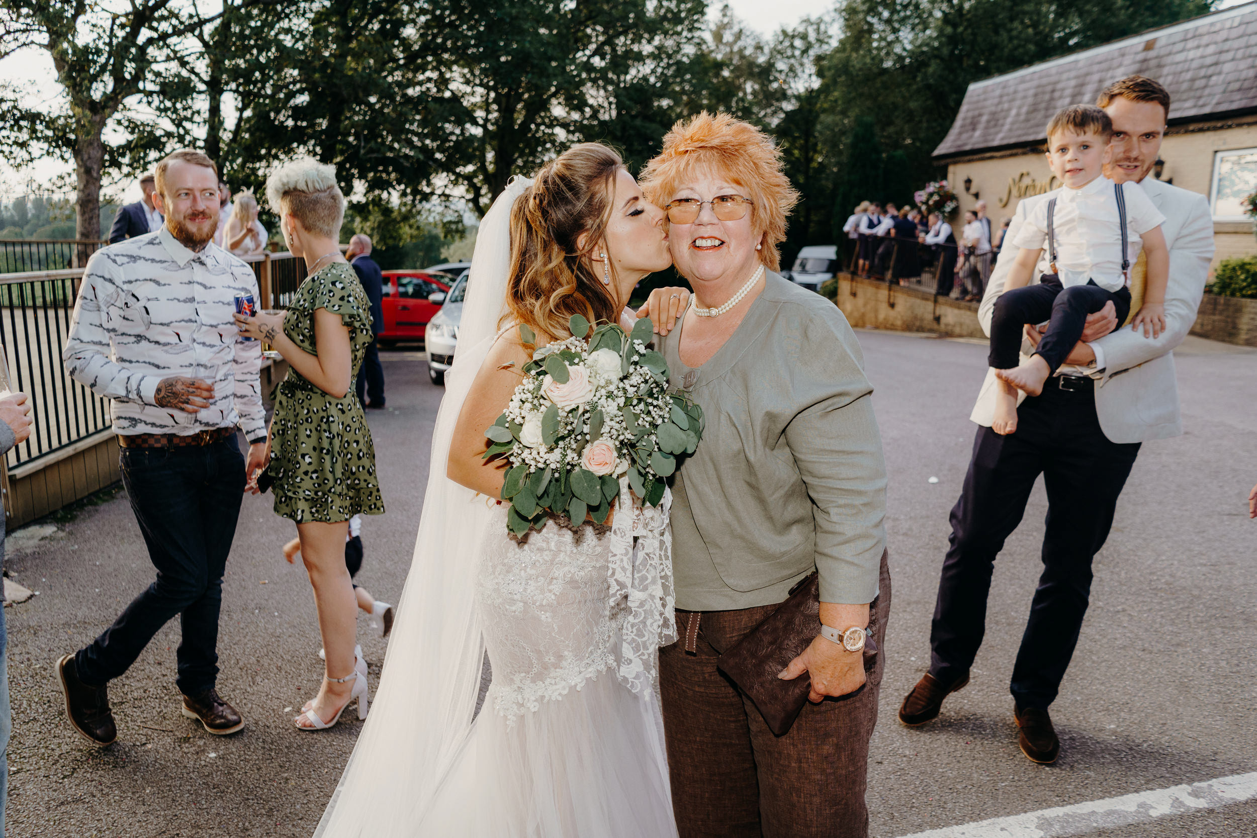Bride and Guest at Norton Grange