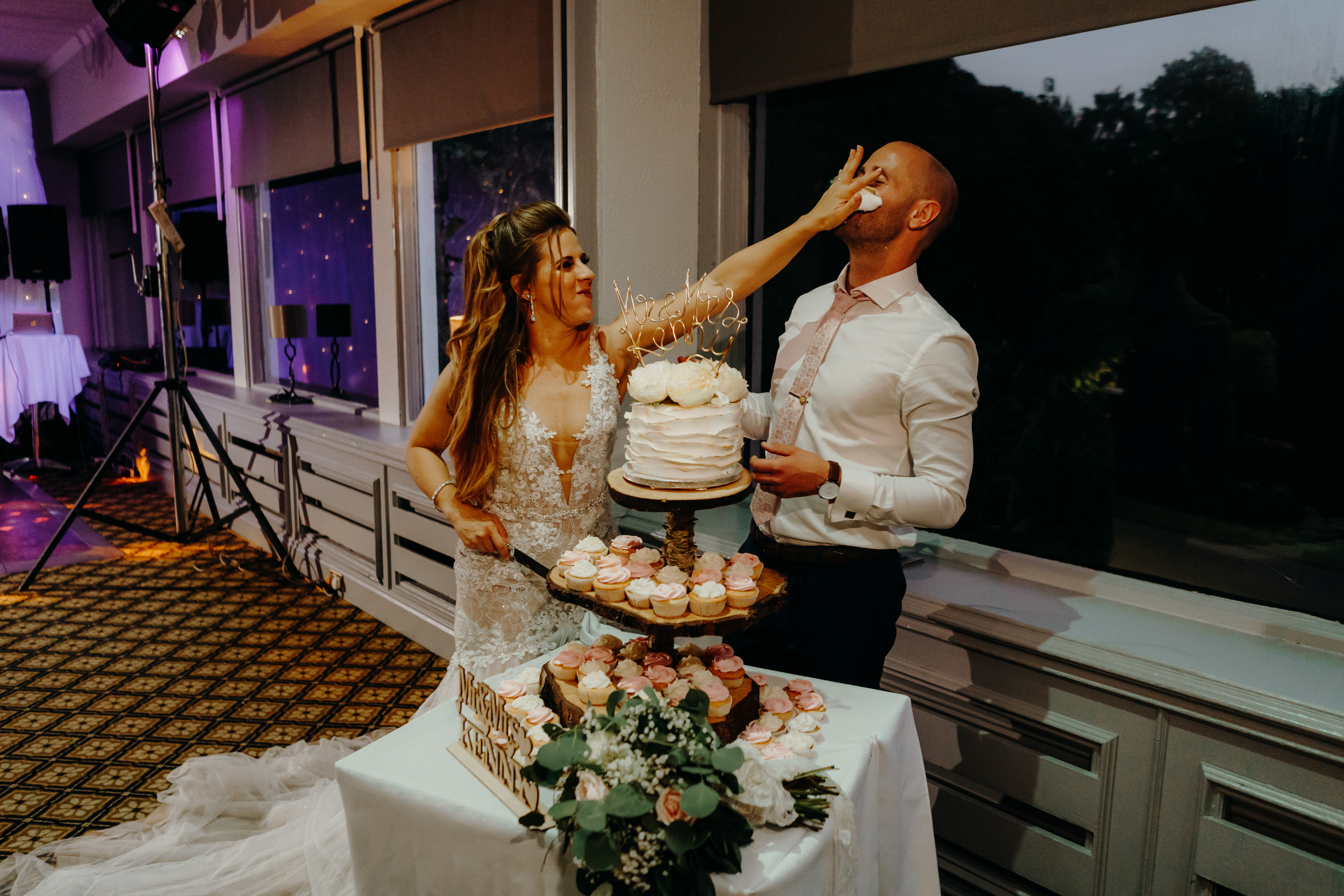 Cake cutting at Norton Grange Hotel