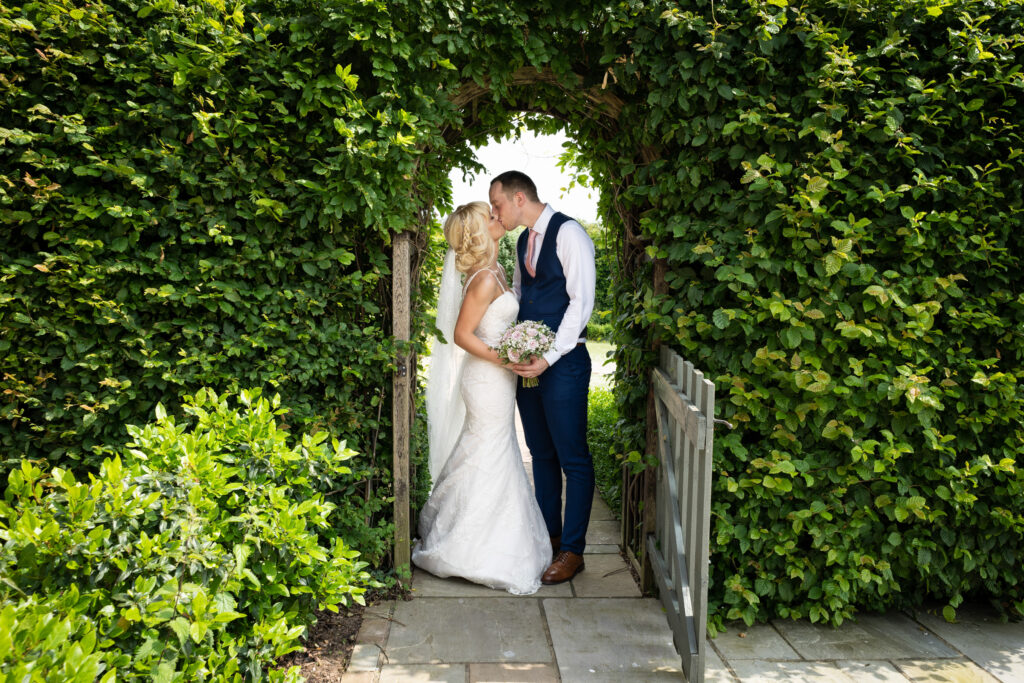 Wedding portrait at Pryors Hayes, Cheshire