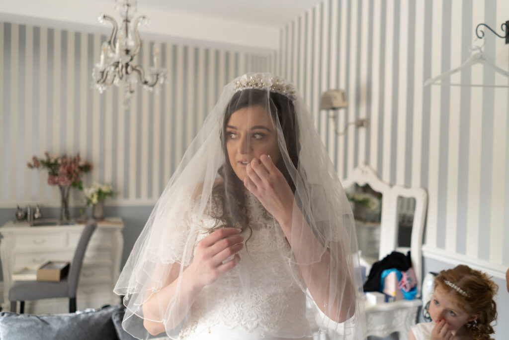 Bridal prep at Stirk House
