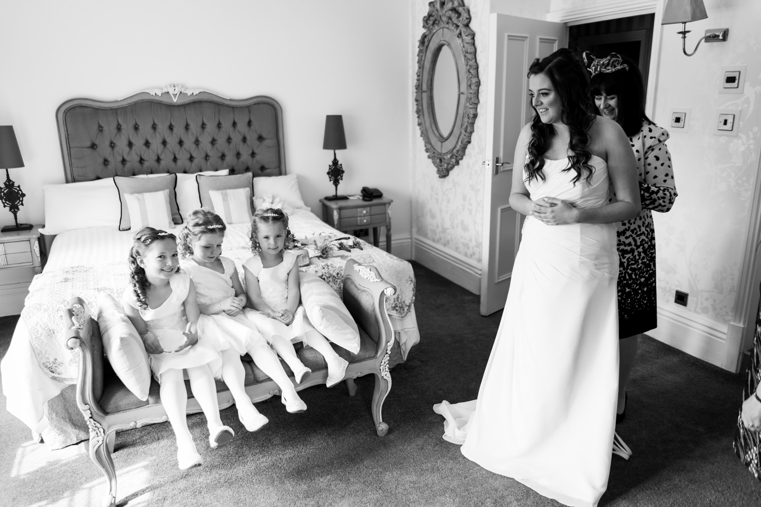 Flower girls at stirk house