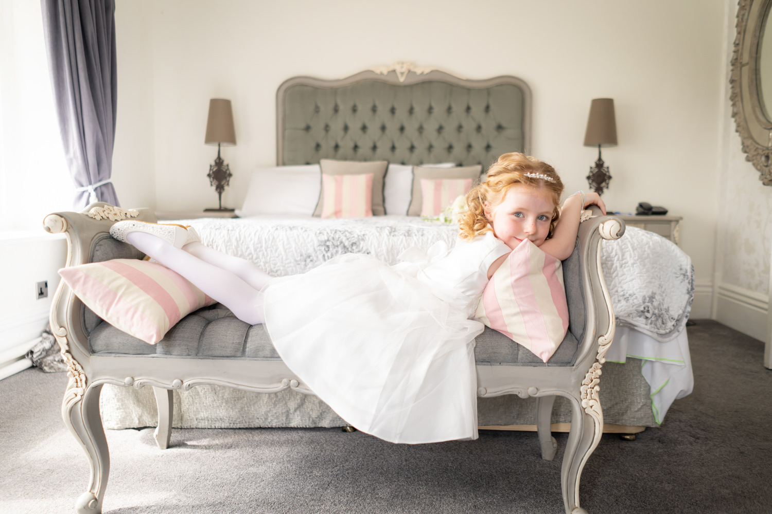 Flower girls at stirk house