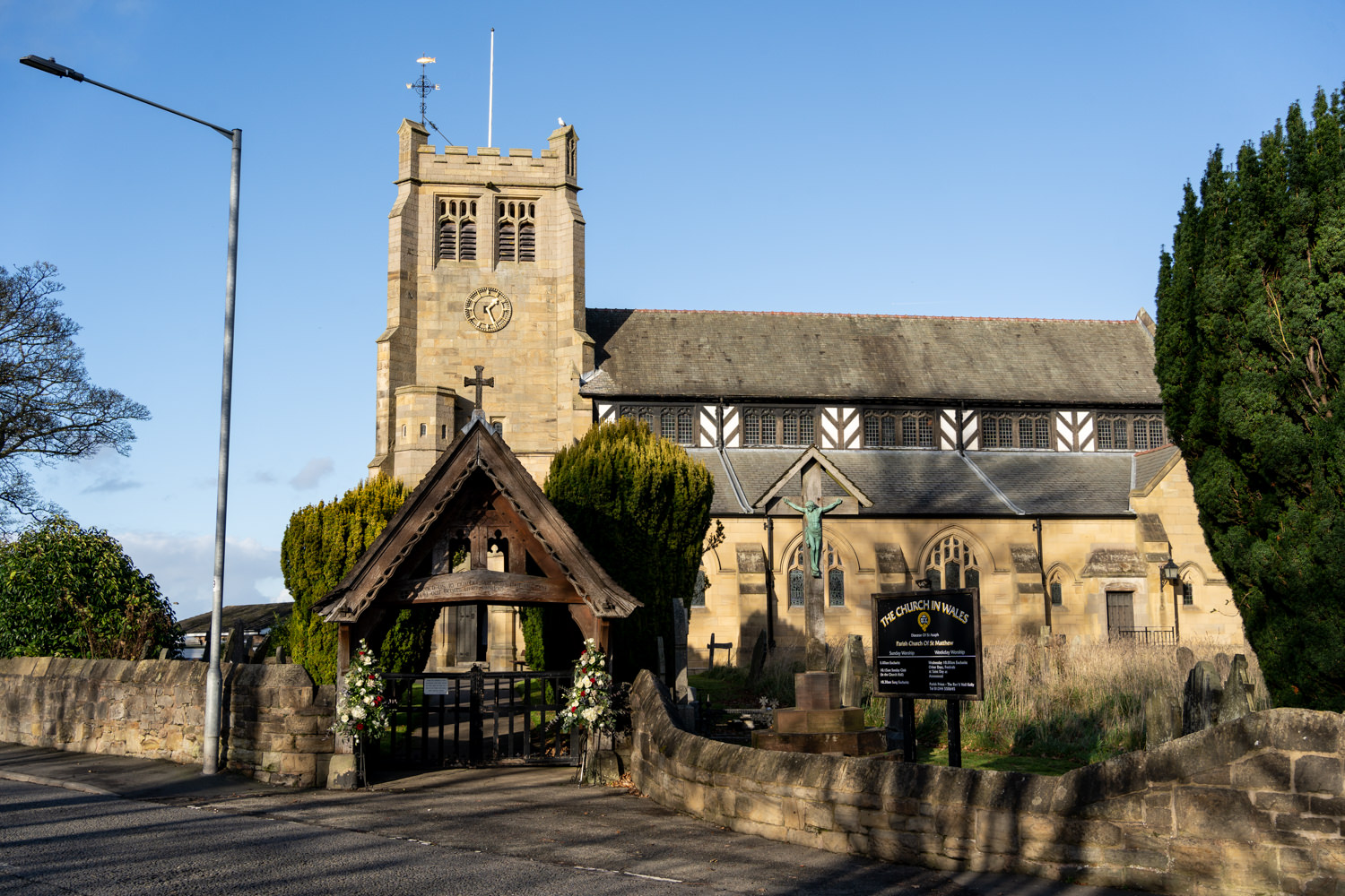 St Matthews Church in Buckley, North Wales