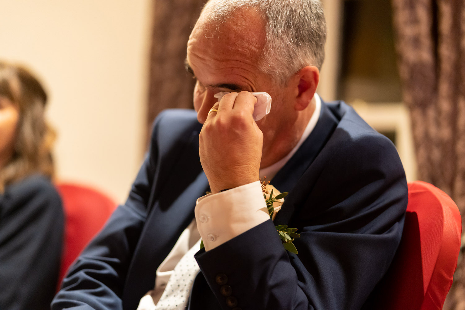 Wedding speeches at Plas Hafod