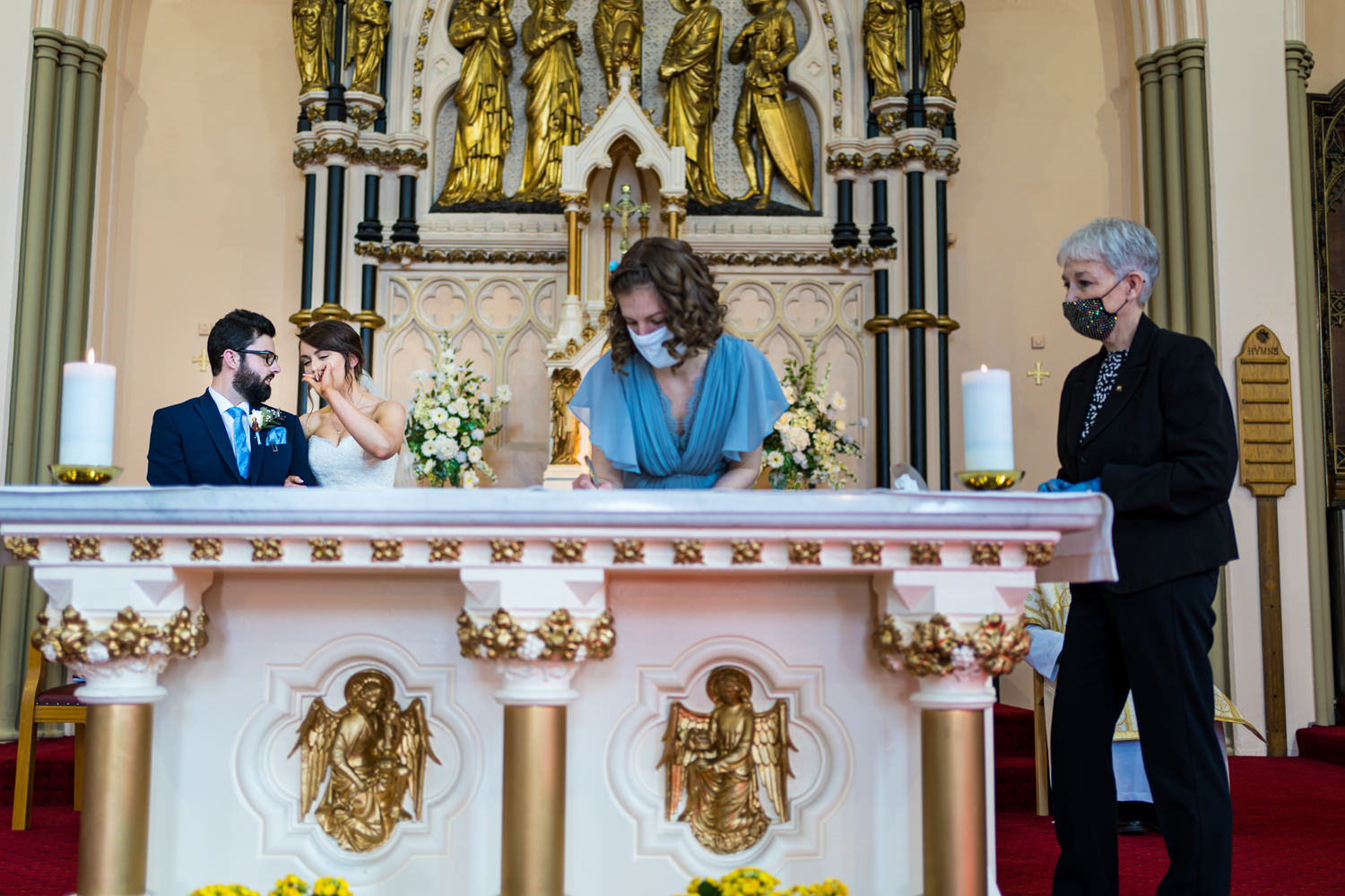 Dan and Louise at St Peter's, Stalybridge