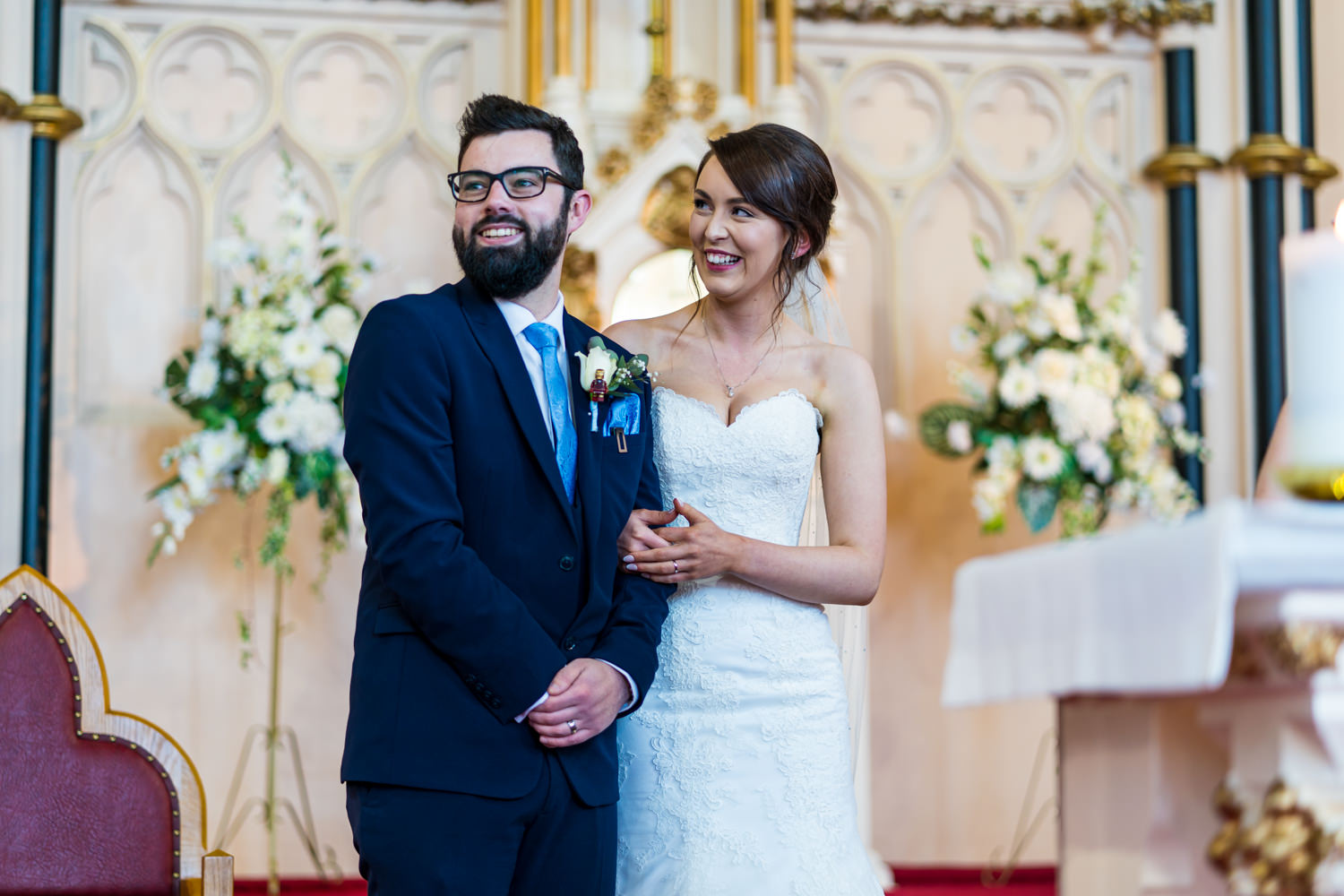 Dan and Louise at St Peter's, Stalybridge