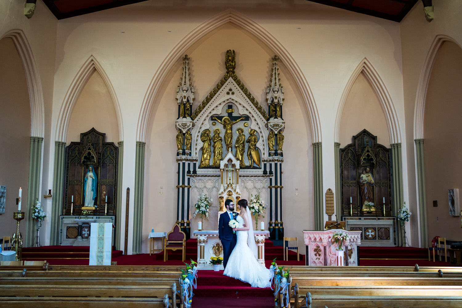 Dan and Louise at St Peter's, Stalybridge
