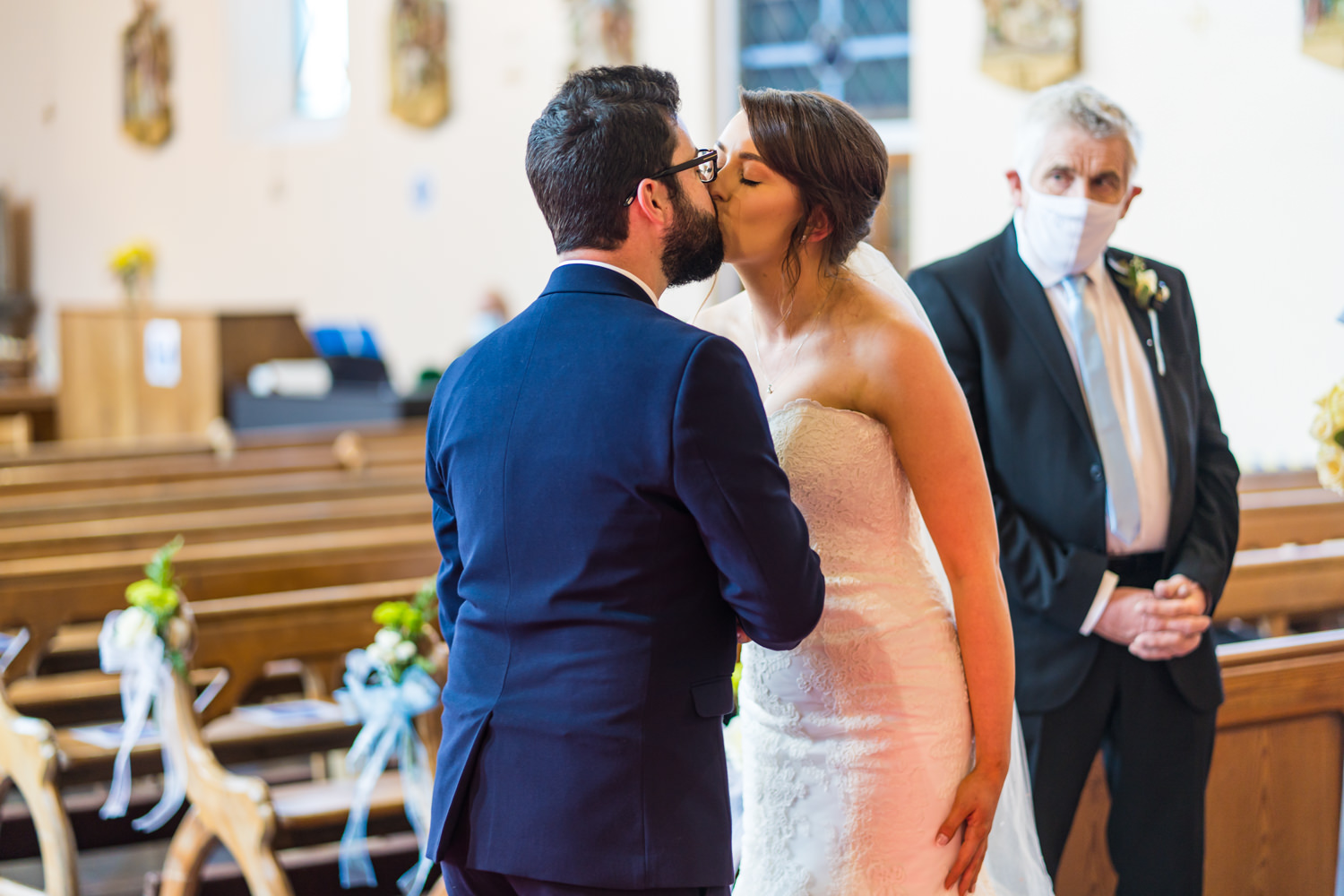 Dan and Louise at St Peter's, Stalybridge
