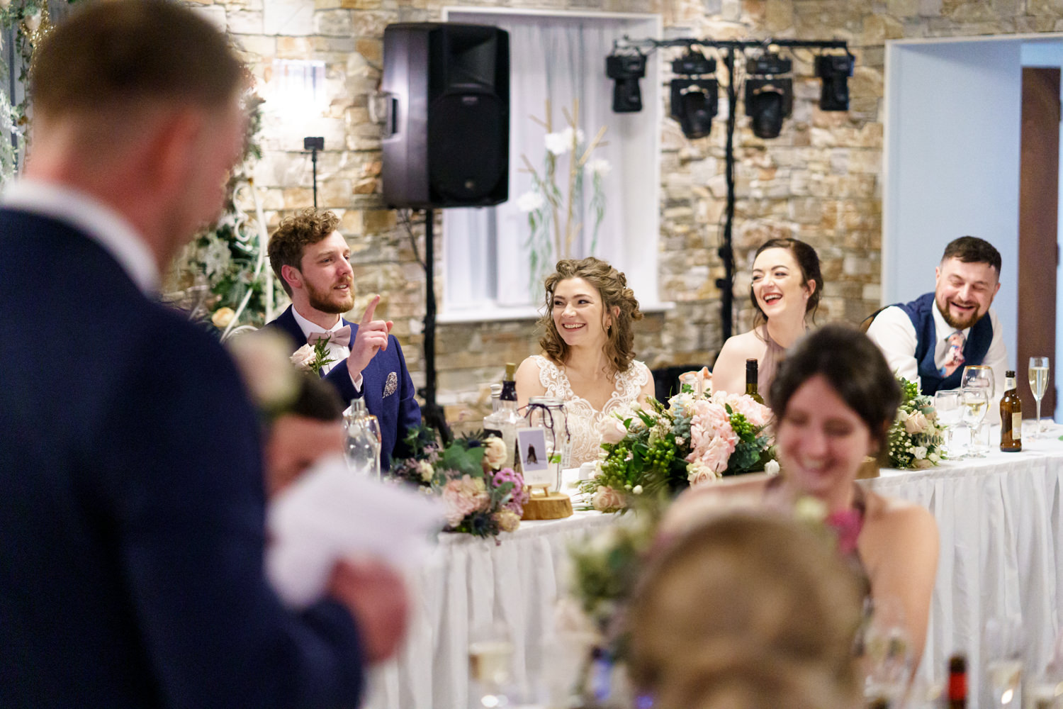 Speeches at Grains Bar