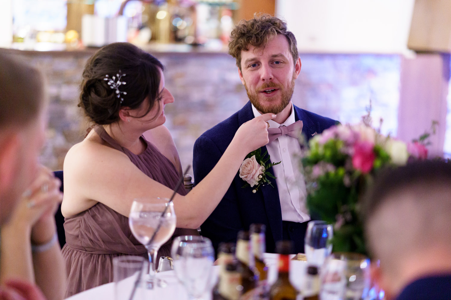 Speeches at Grains Bar