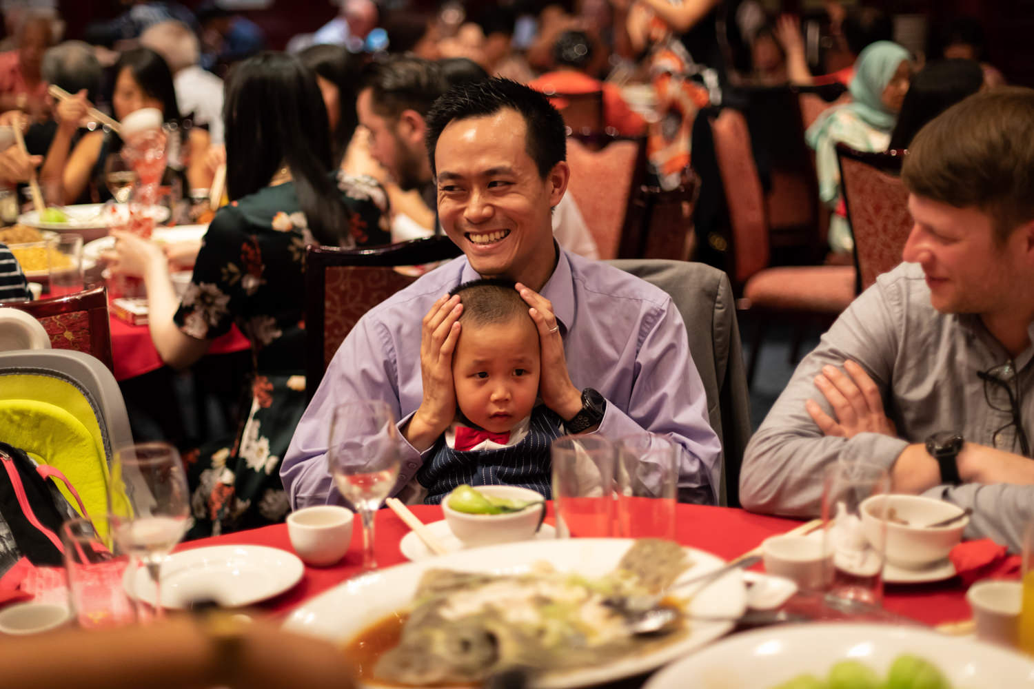Evening reception at Ocean Treasure at Chi Yip in Middleton