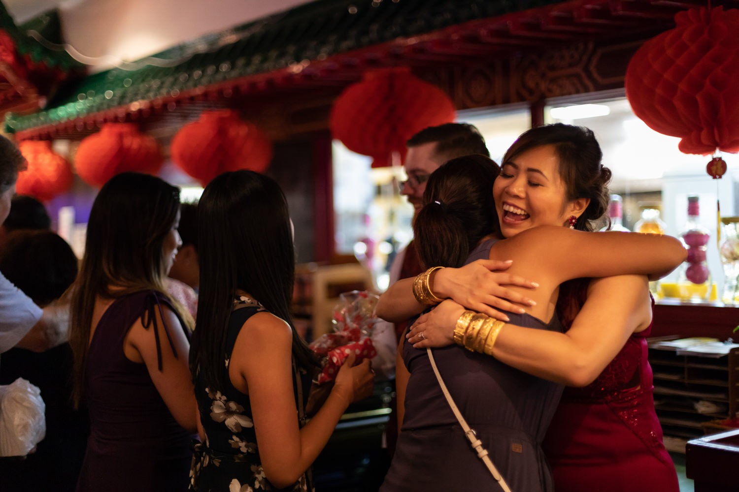 Evening reception at Ocean Treasure at Chi Yip in Middleton