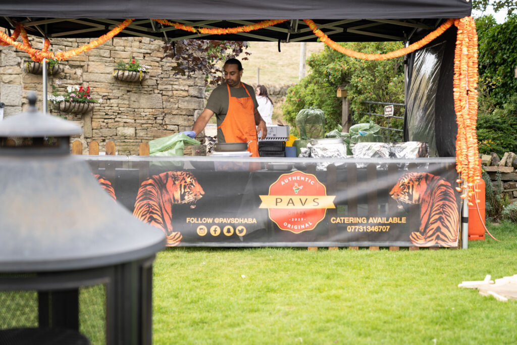 Wedbarn food van