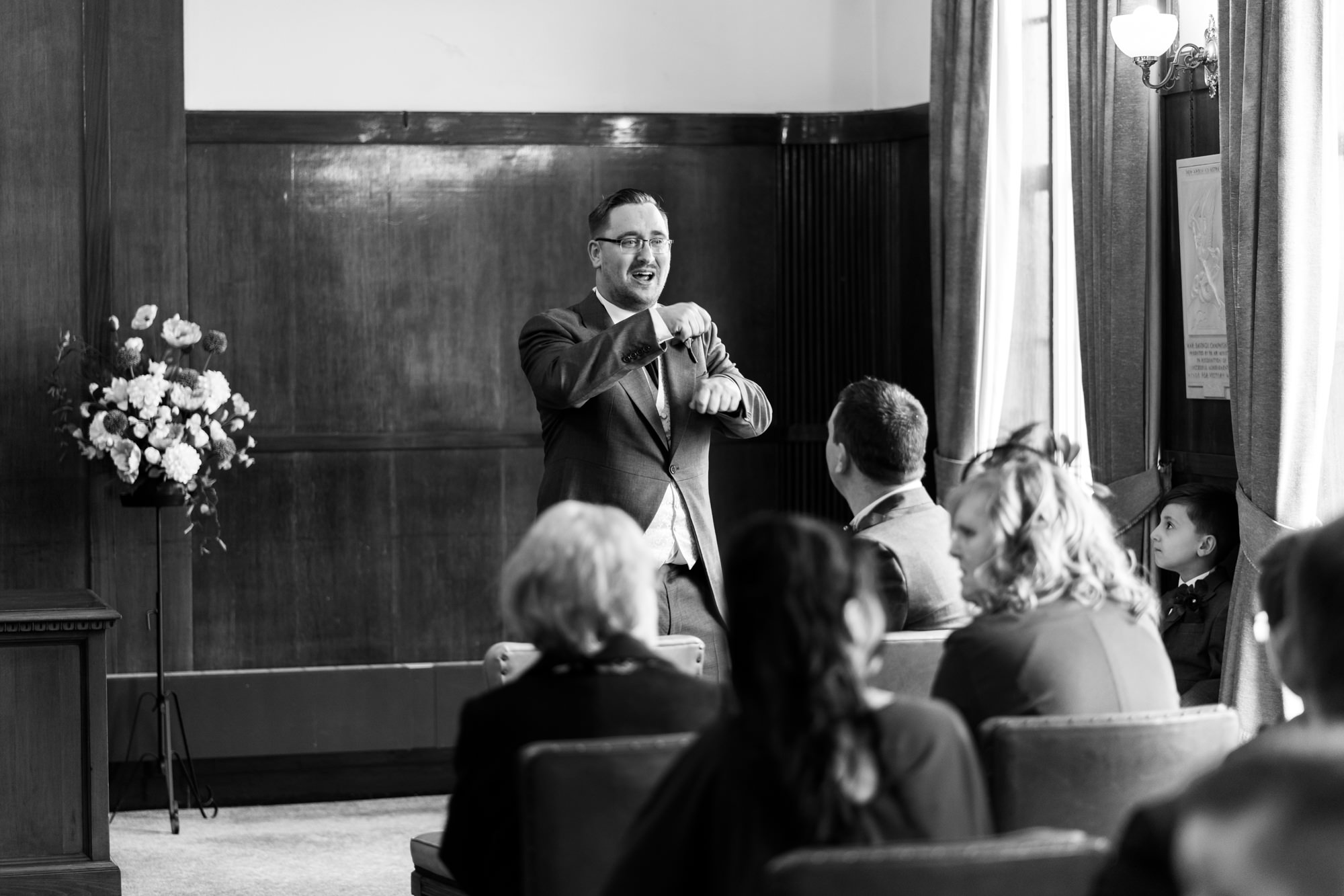 Widnes Town Hall Wedding ceremony