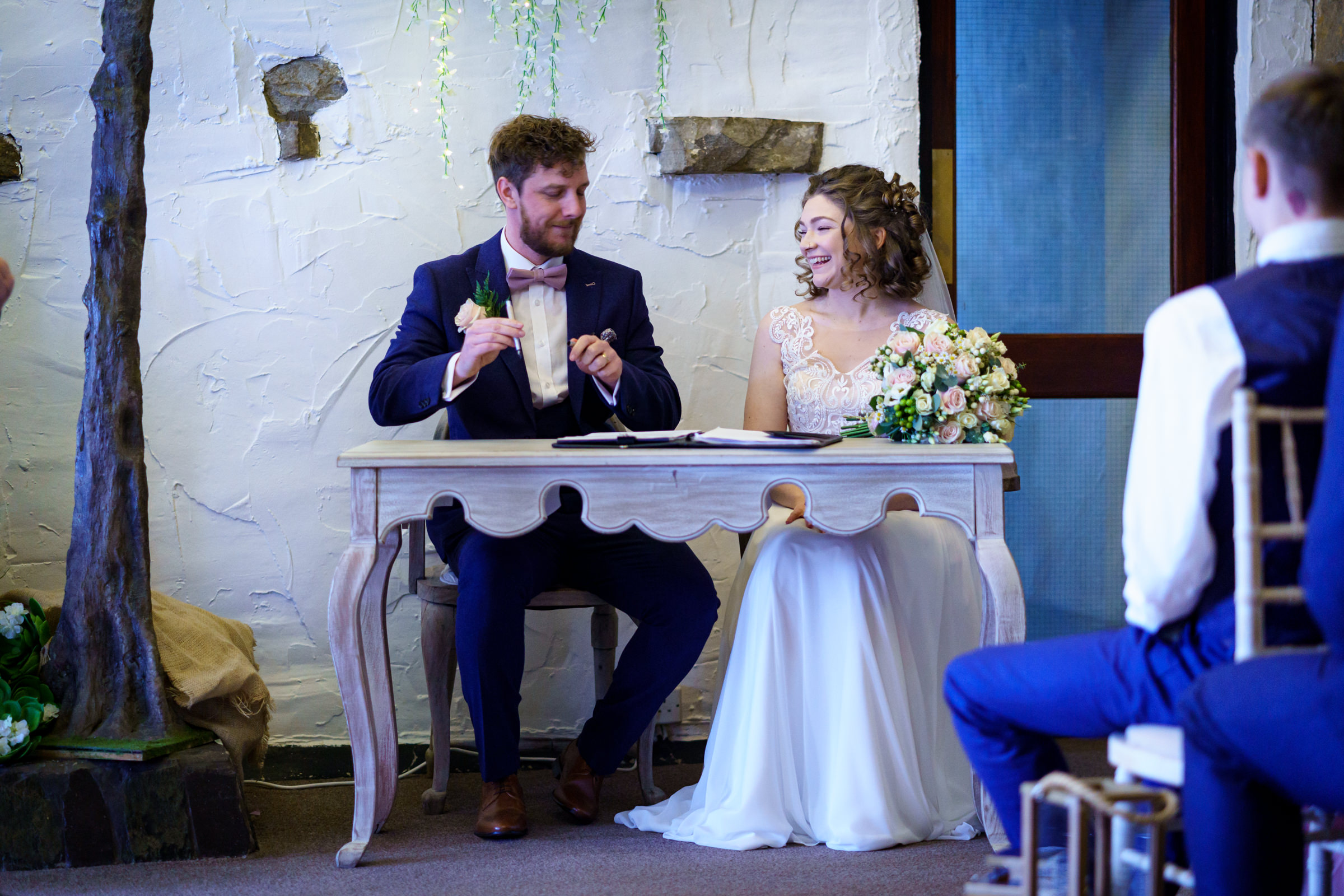 Marriage ceremony at Grains Bar Hotel