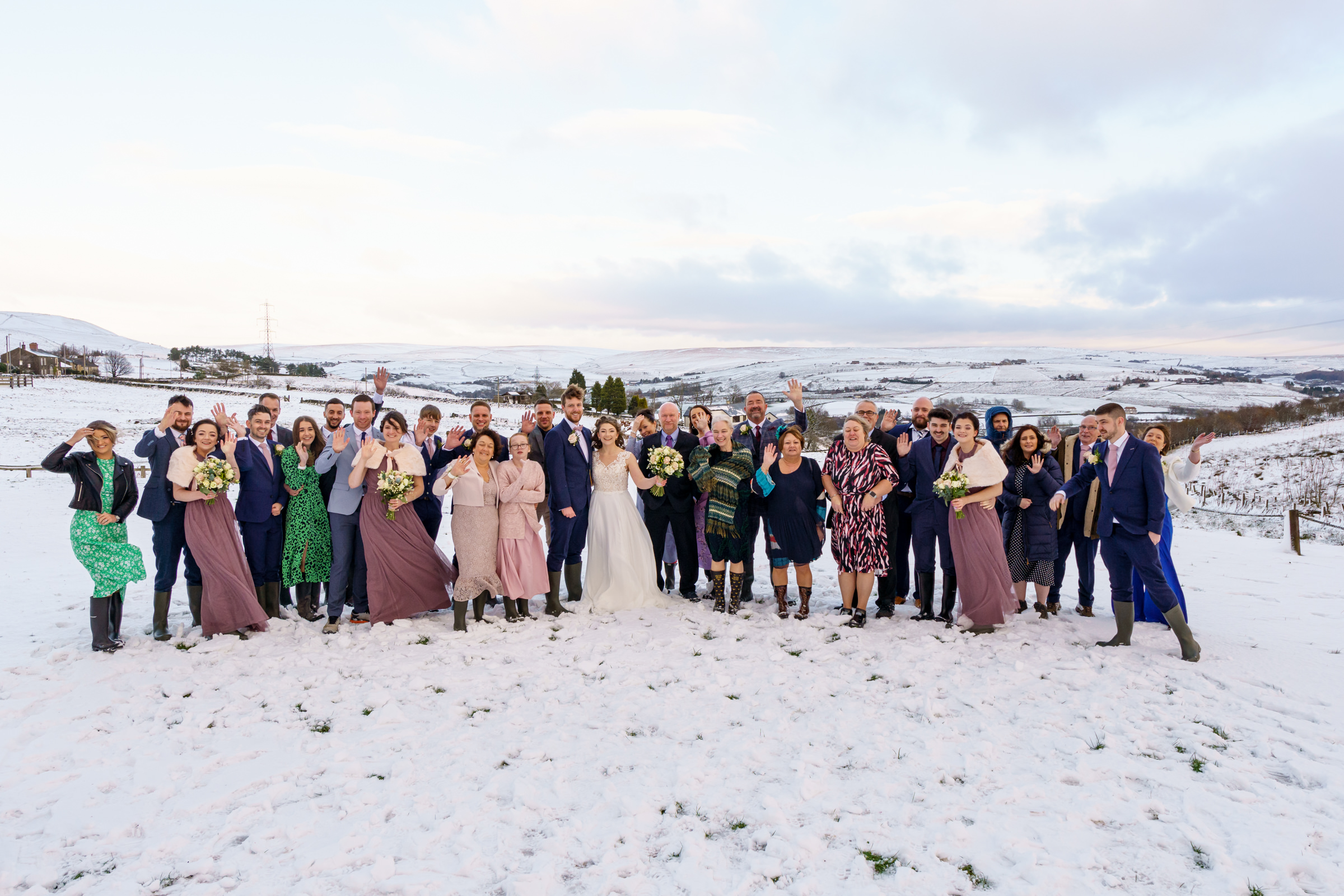 Photos in the Snow at Grains Bar