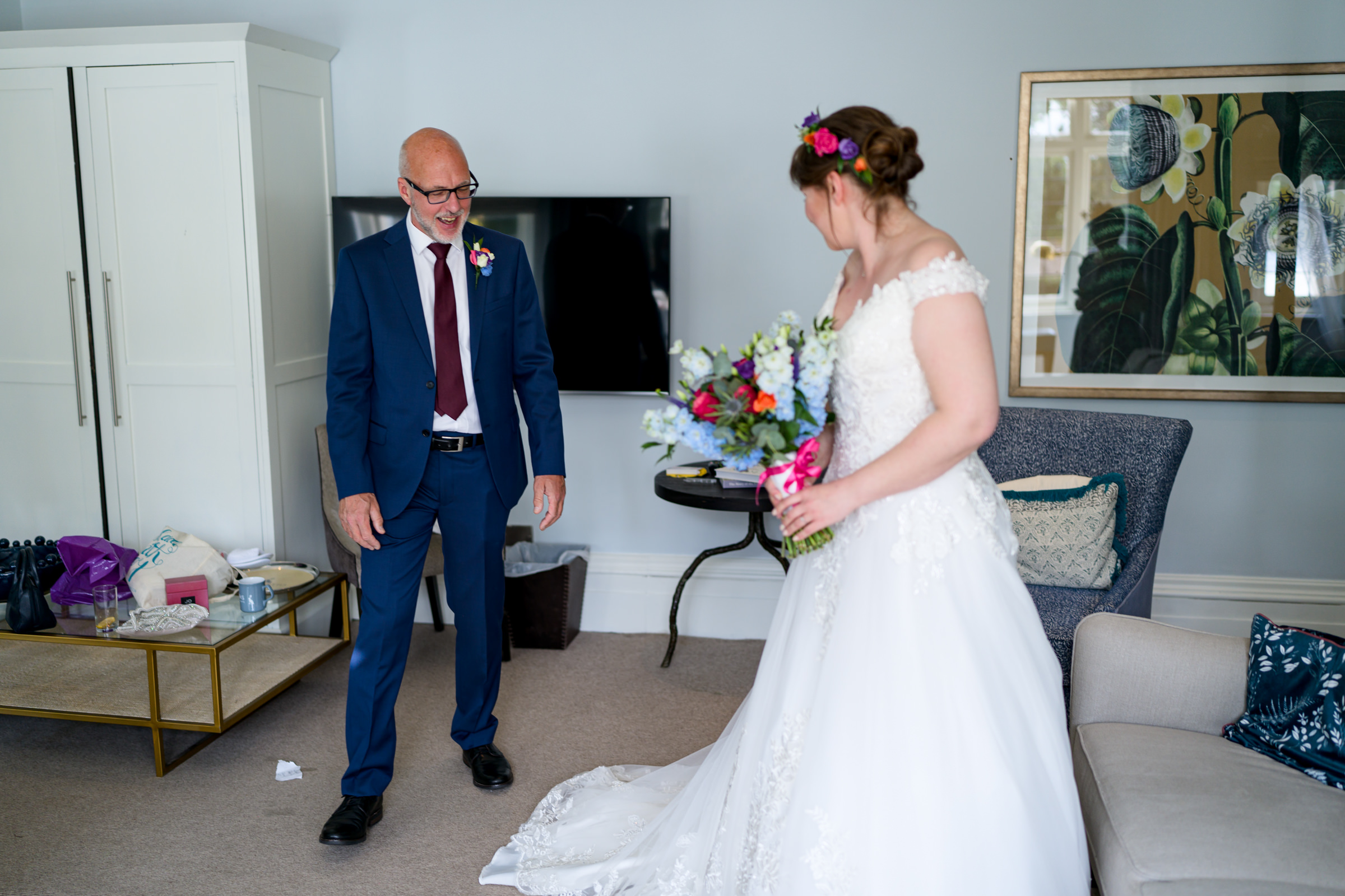 Wedding prep at Hogarths Hotel