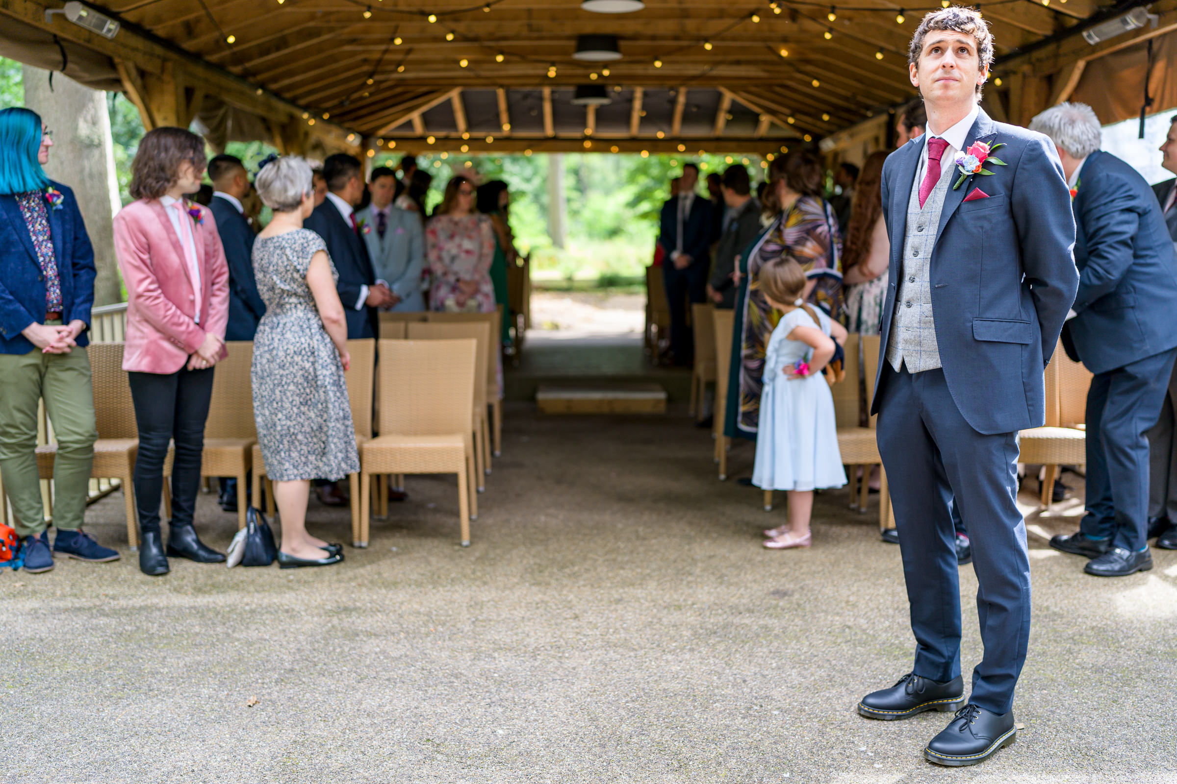 Wedding ceremony at Hogarths Hotel
