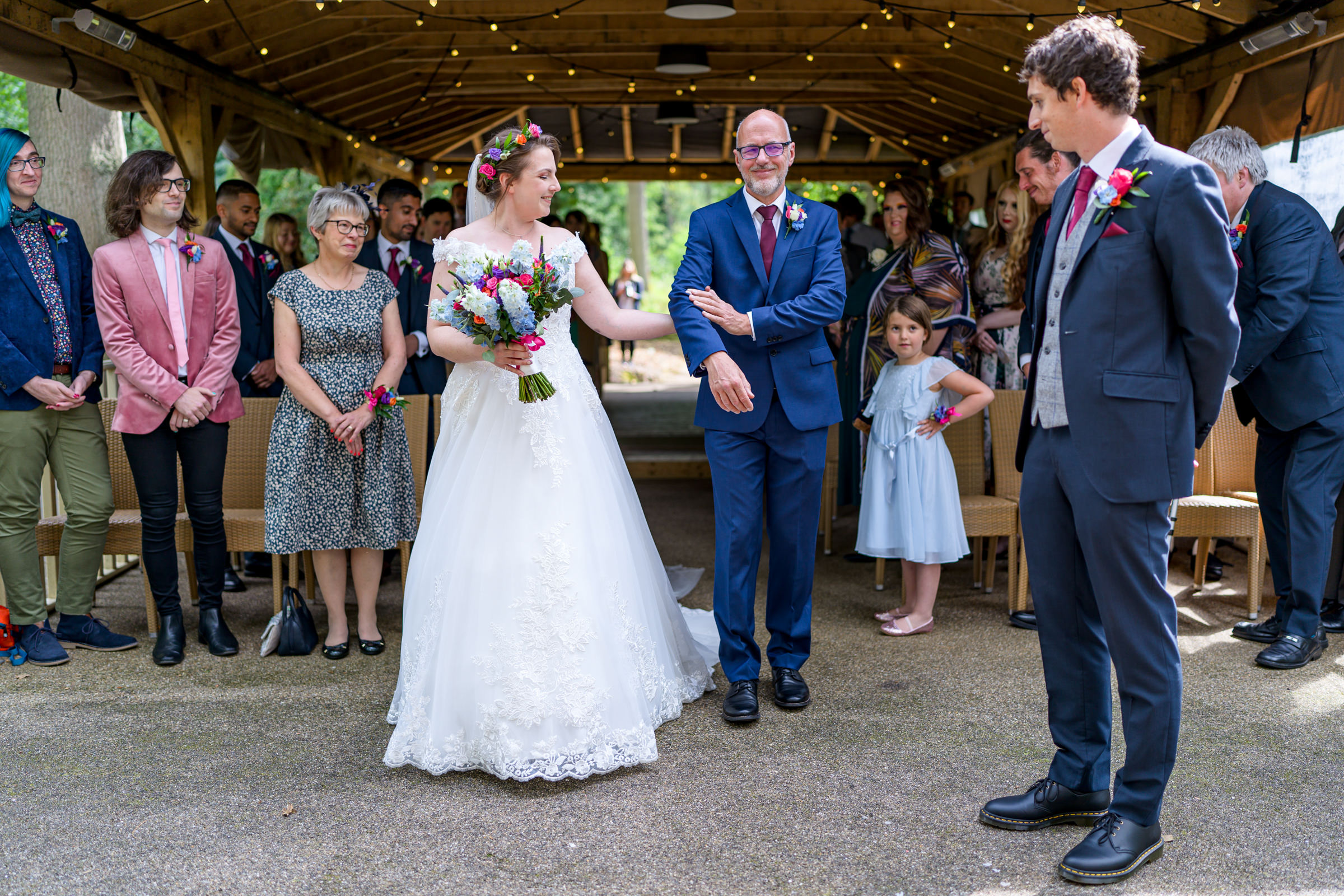 Wedding ceremony at Hogarths Hotel