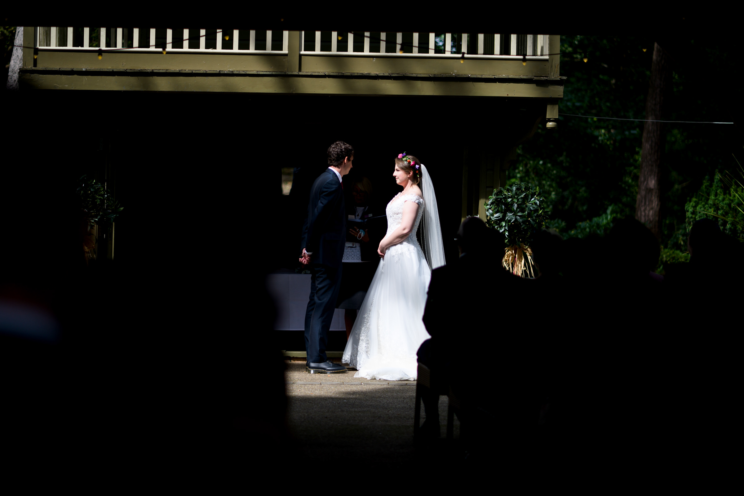 Wedding ceremony at Hogarths Hotel