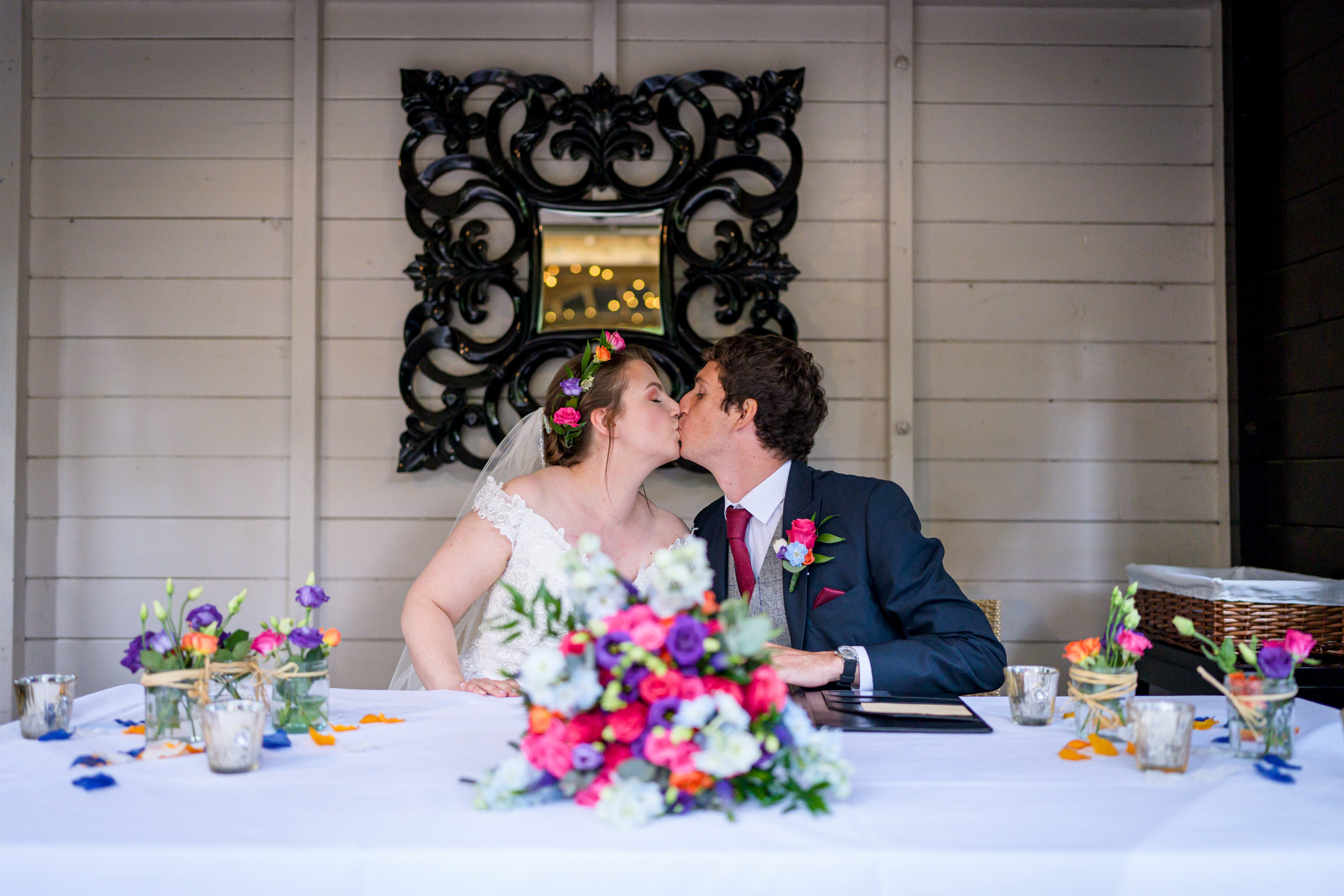 Wedding ceremony at Hogarths Hotel