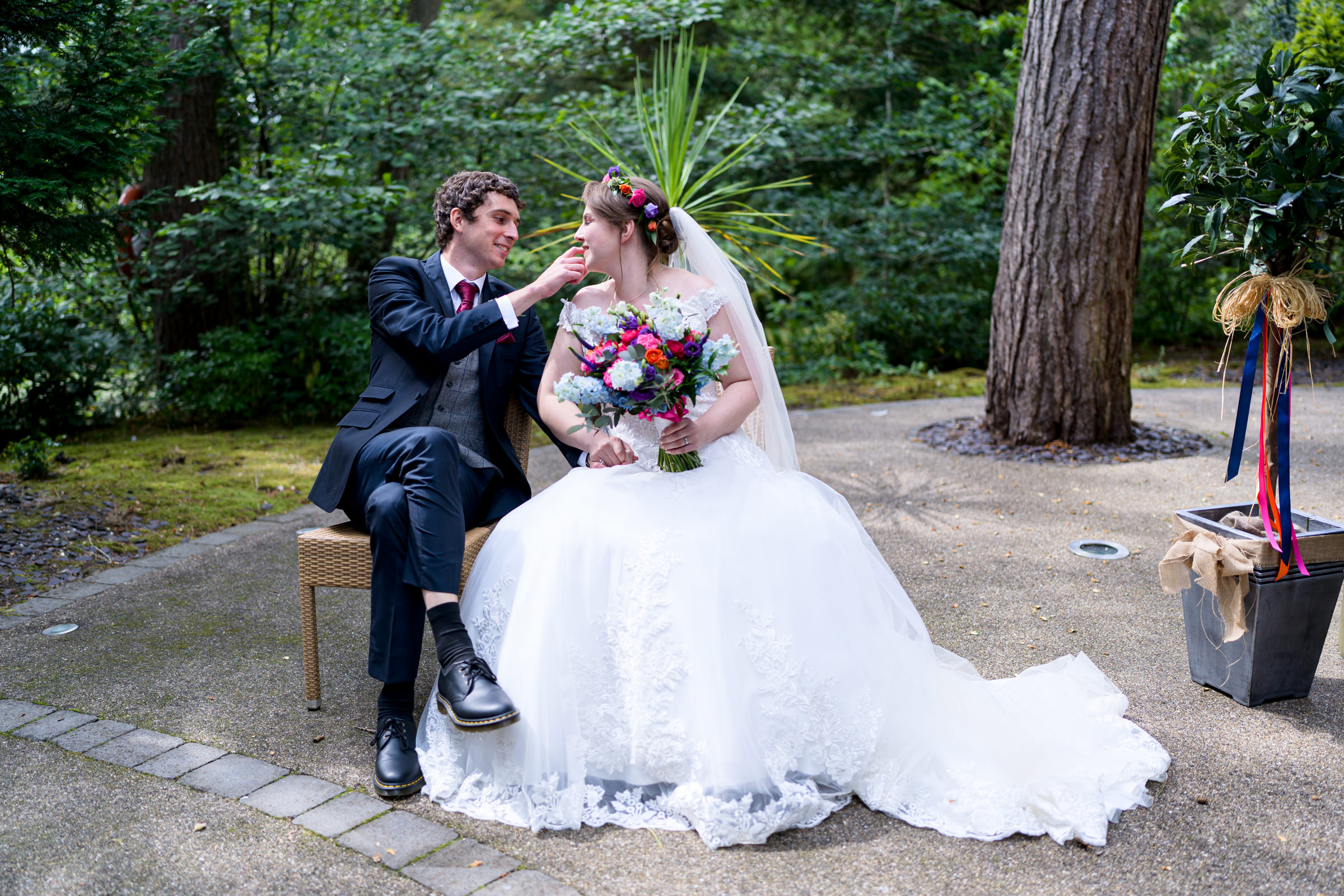 Wedding ceremony at Hogarths Hotel