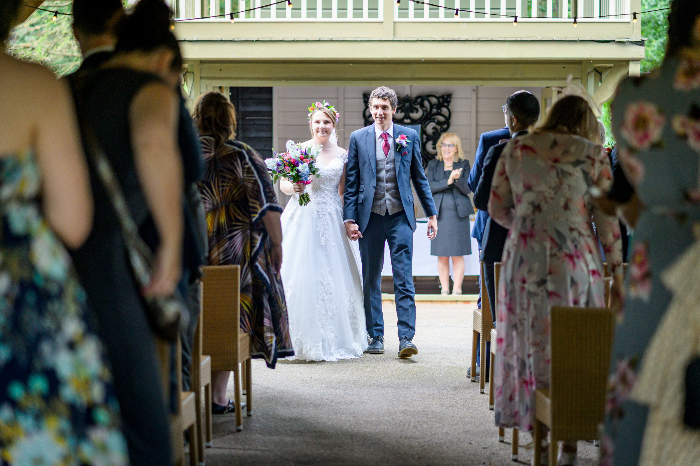 Wedding ceremony at Hogarths Hotel